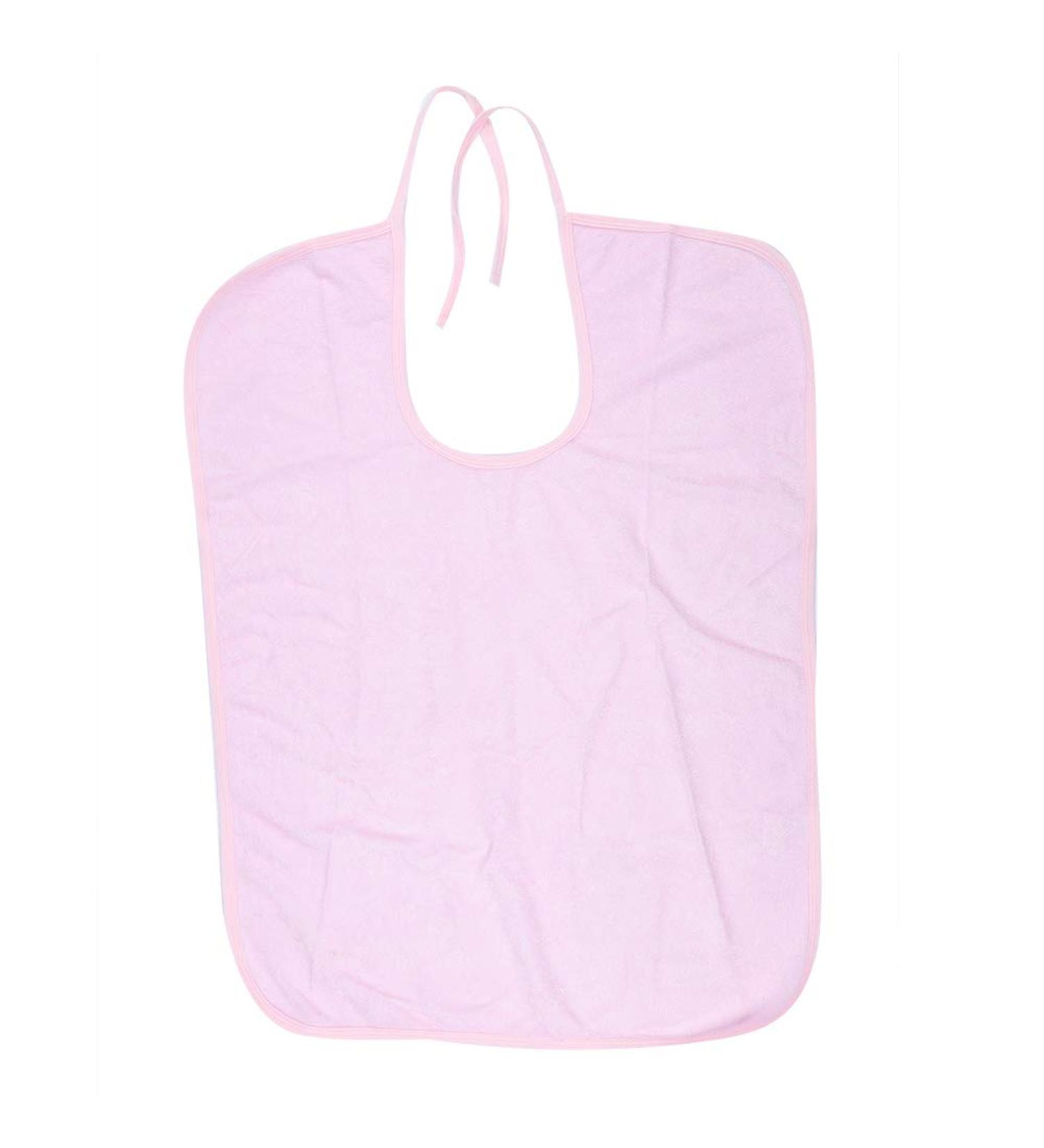 Adult Bib Skin-friendly Soft Waterproof Waterproof Bib Eating for(Light pink 50 * 70) - Buy Online on SooperMarket.com