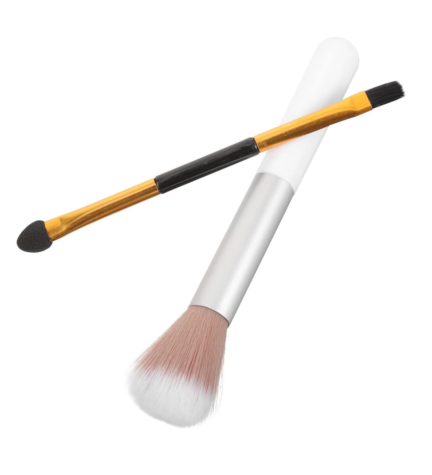 FOYTOKI 2pcs Makeup Brush Cream Concealer Brush Women Eye Shadow Brush Highlighter Brush Brow Brush Plastic - Buy Online on SooperMarket.com