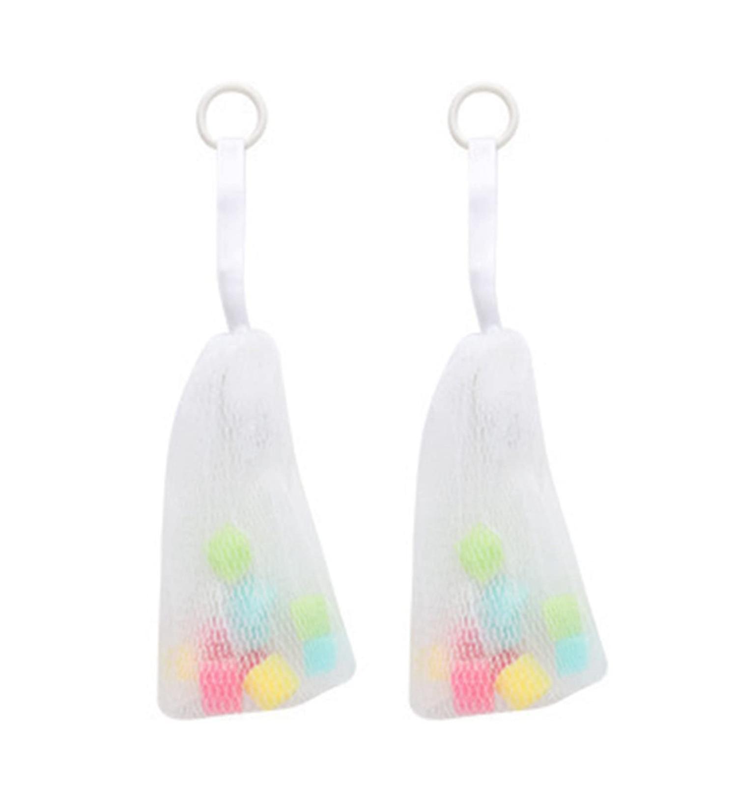 Facial Cleaning Foam Net Set - 2PC Mesh Soap Bag & Sponge Bladder Bubble Maker for Effective Facial Wash - Buy Online on SooperMarket.com