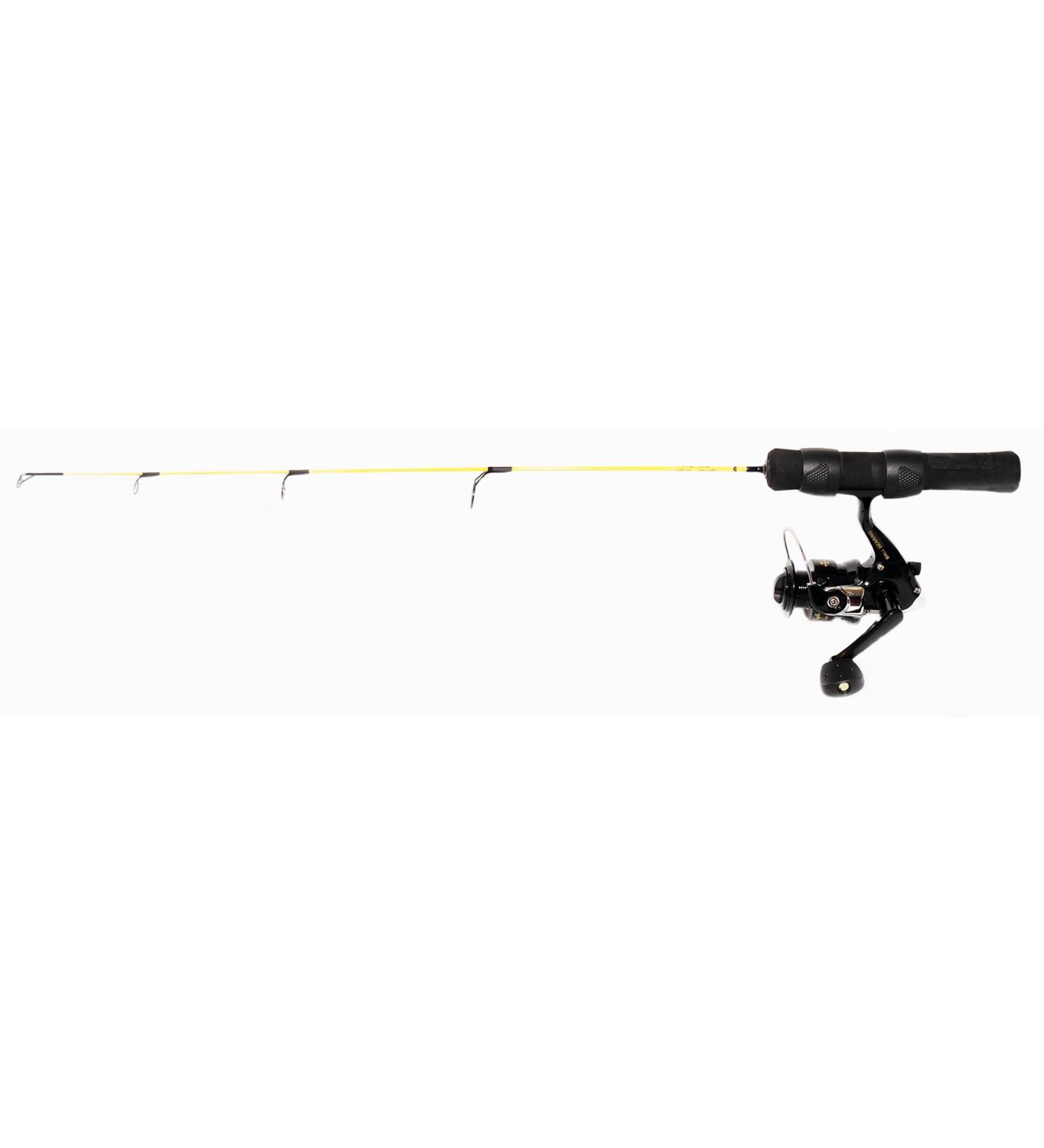 Eagle Claw Ice Medium/Heavy Fishing Combo, 36-Inch, Yellow