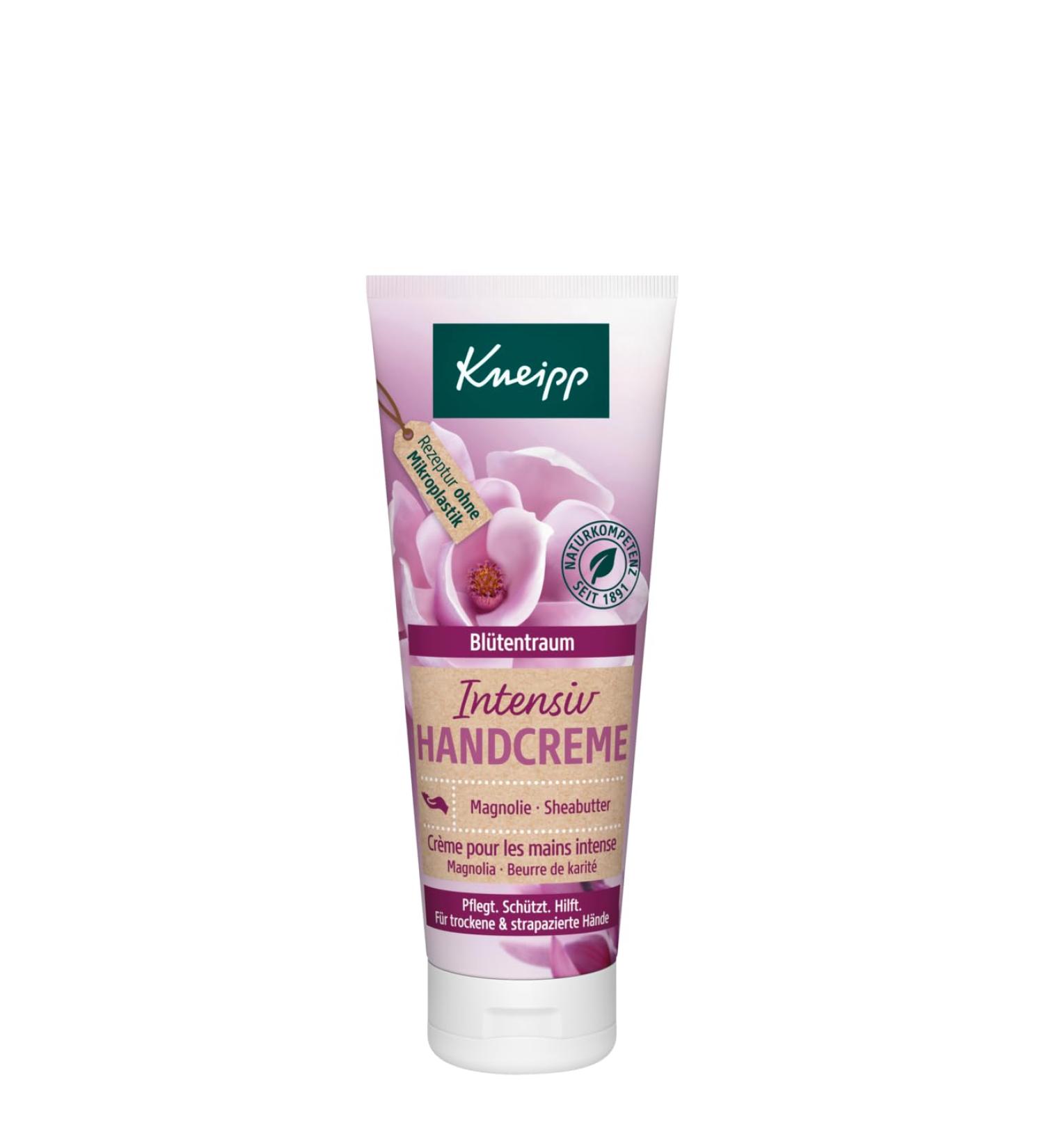 Kneipp Intensive Hand Cream - Extra Rich Shea Butter & Magnolia - 75ml | Nourishing Moisturizer for Soft Hands | International Shipping - Buy Online on SooperMarket.com