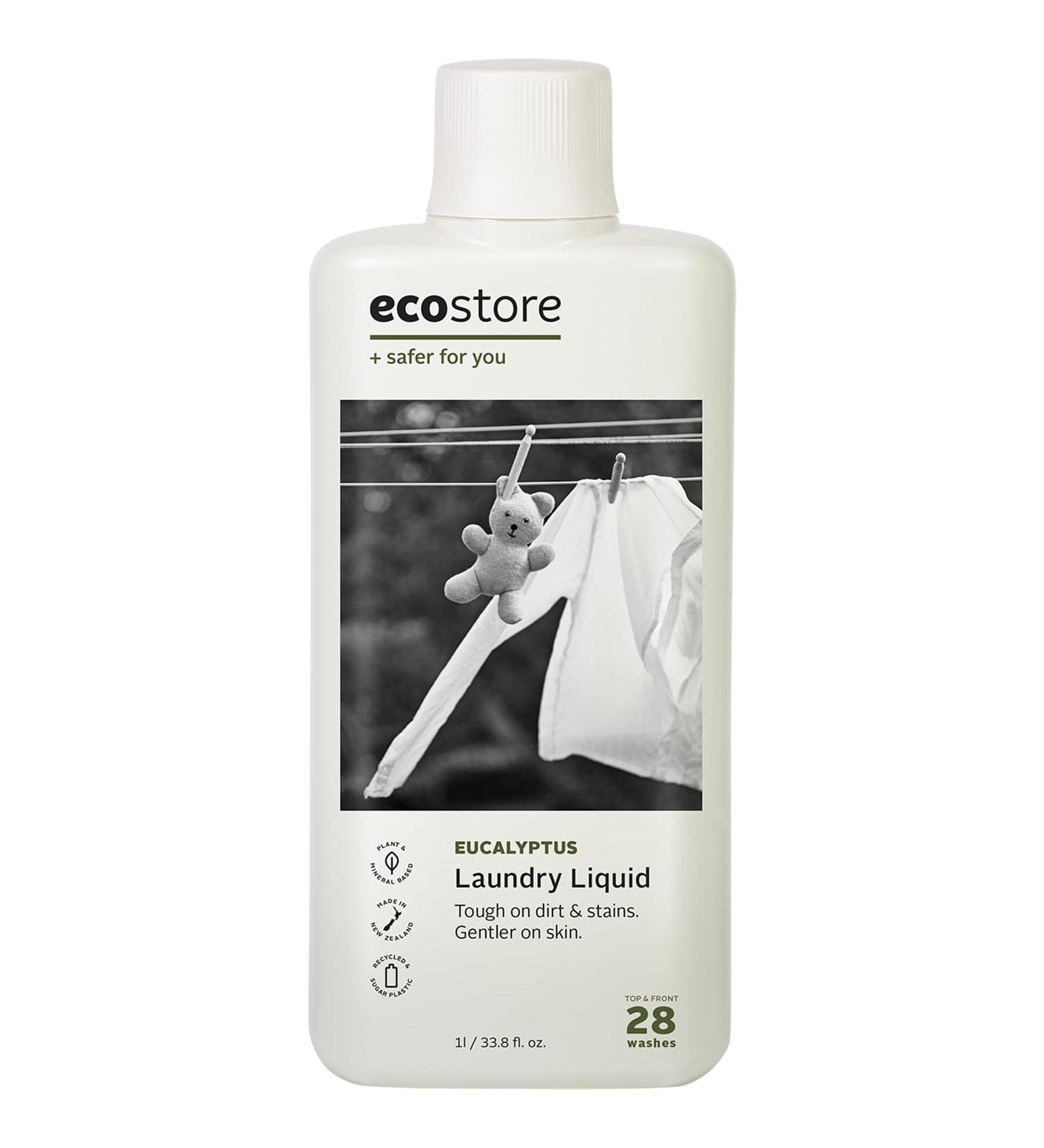 Ecostore Laundry Liquid (Eucalyptus) 1L - Eco-Friendly Detergent for Efficient Cleaning | Shop Internationally - Buy Online on SooperMarket.com