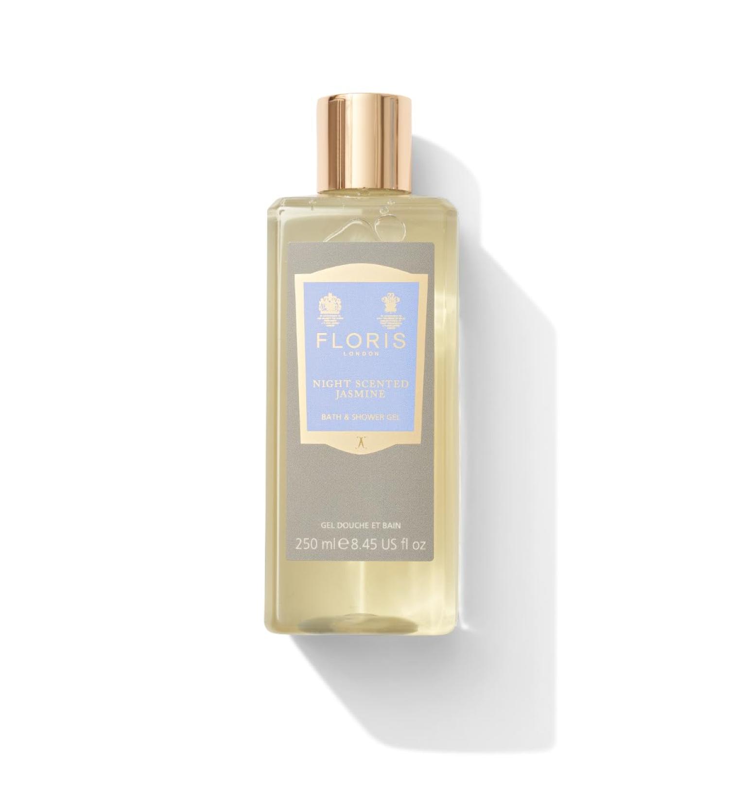 Floris London Night Scented Jasmine Moisturising Bath and Shower Gel 250 ml