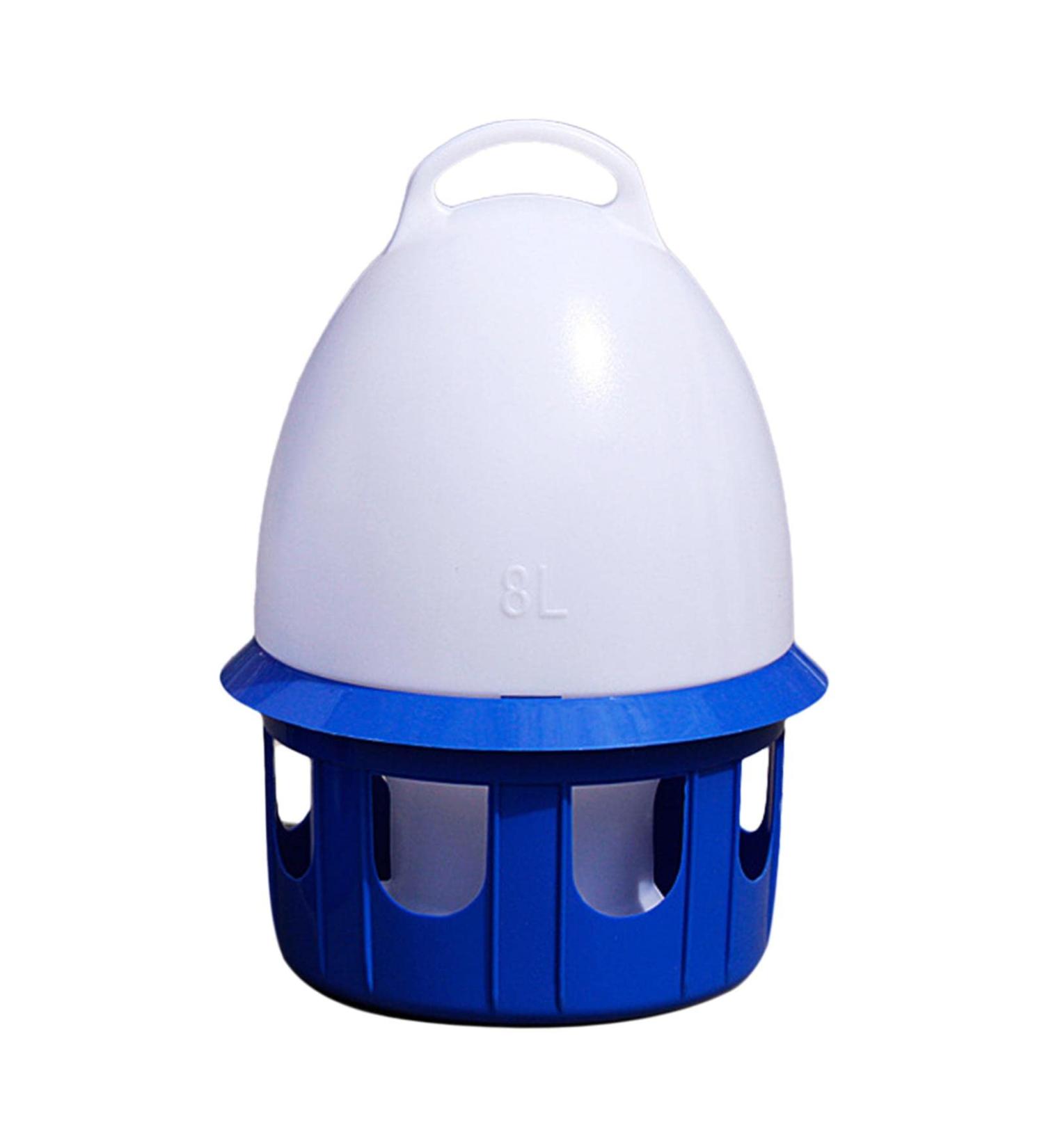 LOVIVER Portable Pigeon Waterer Drinker Cage Accessories Water Pot Container Water Bottle Automatic Bird Water Dispenser for Parrot Parakeet Dove 8L D 22cm H 38CM - Buy Online on SooperMarket.com