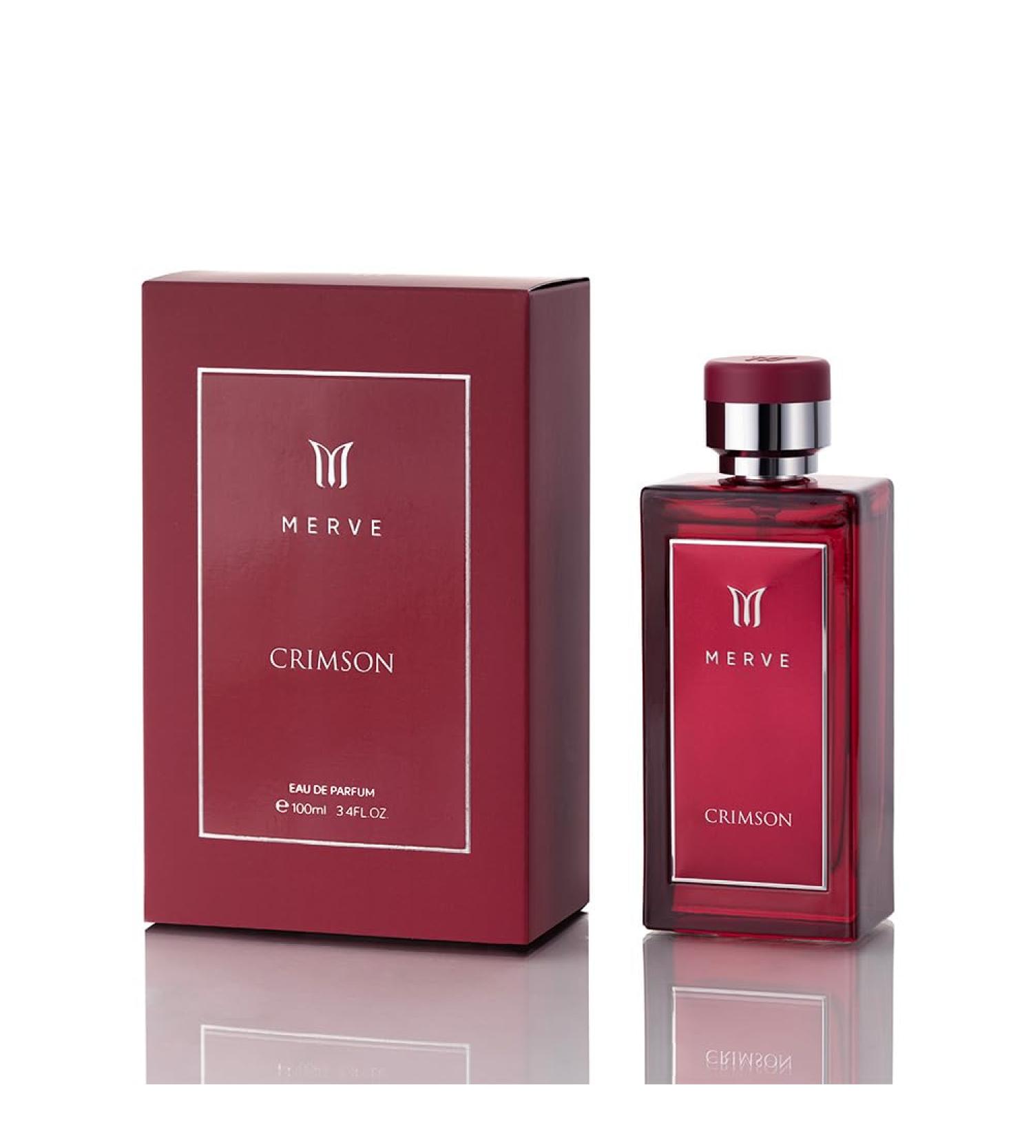 Merve Crimson Premium Long Lasting Fragrance Luxury Scent For Men | Sweet Spicy Citrus Amber - Buy Online on SooperMarket.com