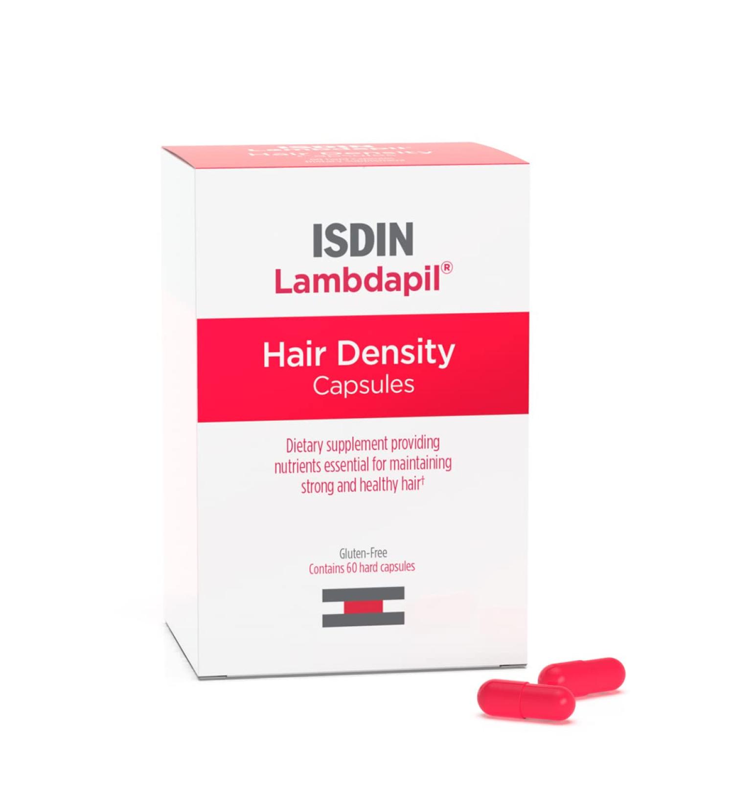 ISDIN Lambdapil Hair Density Capsules - 60 Count for Thinning Hair | Hair Thickening Vitamin Supplement - Buy Online on SooperMarket.com