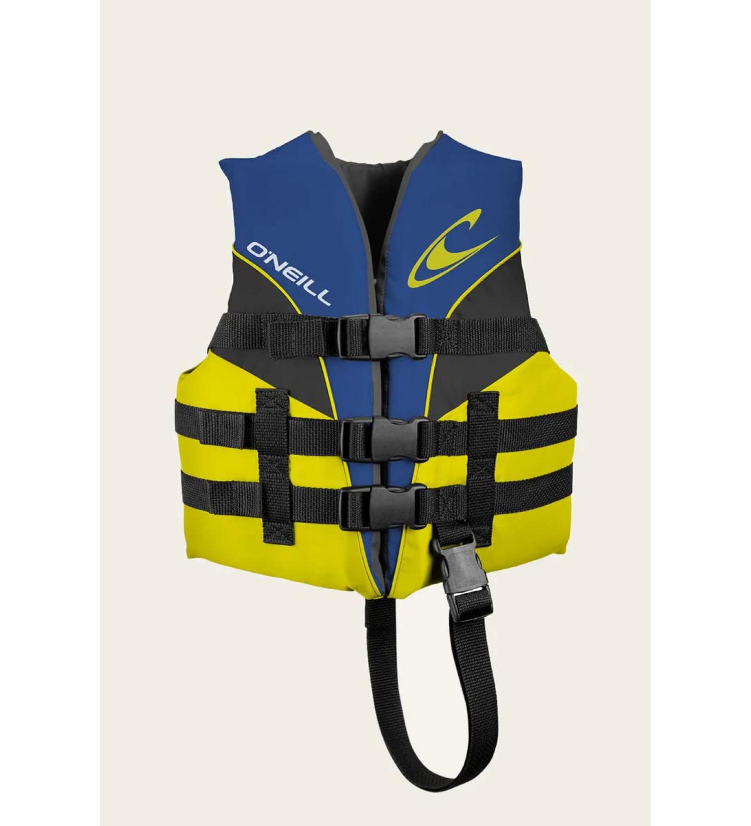 O'Neill Child Superlite USCG Life Vest - Pacific/Yellow/Black - One Size - Buy Online on SooperMarket.com