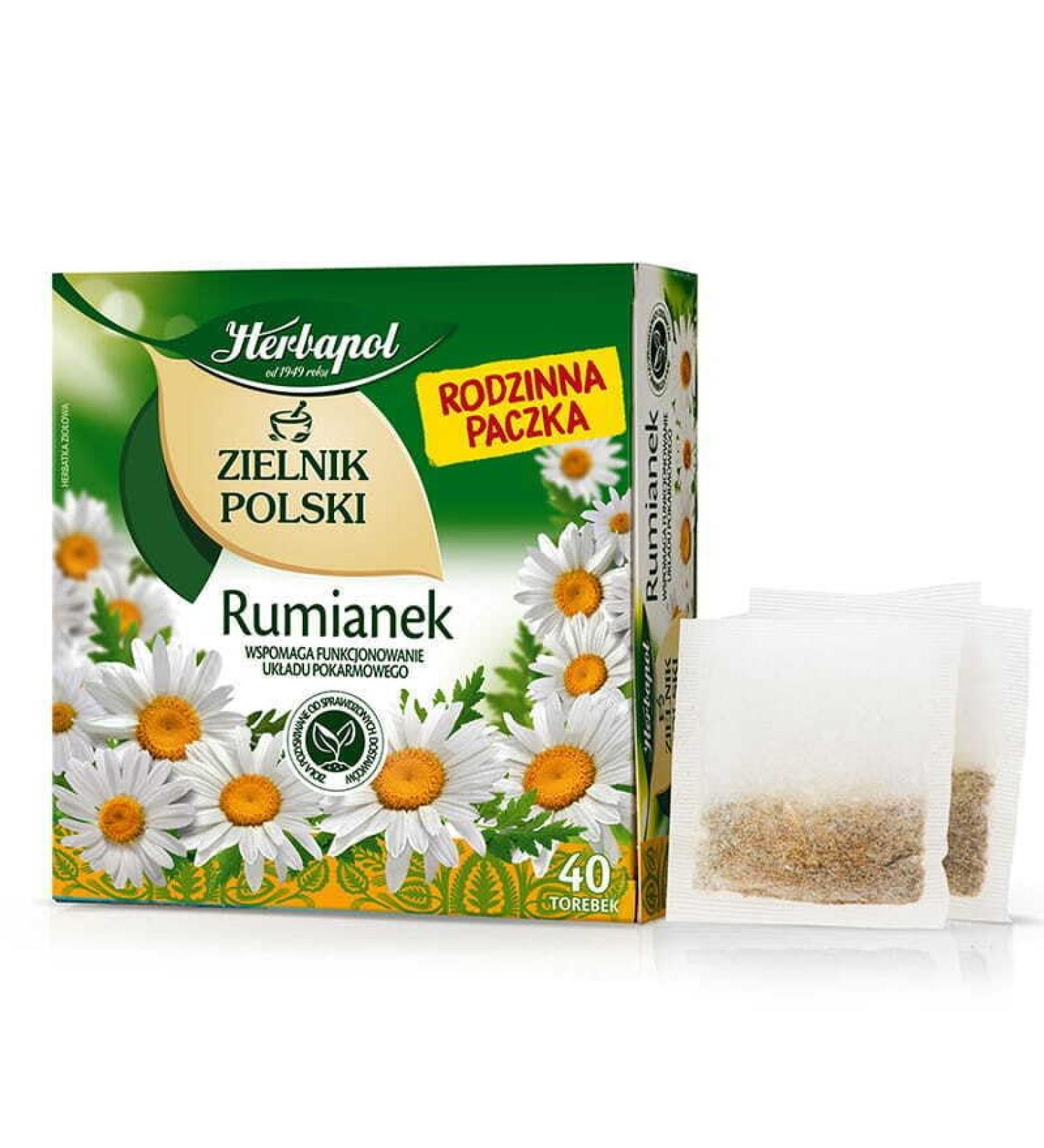 Chamomile Herbal Tea Natural Pure And Refreshing Herbal Fruit Infusion Herbapol Big Pack