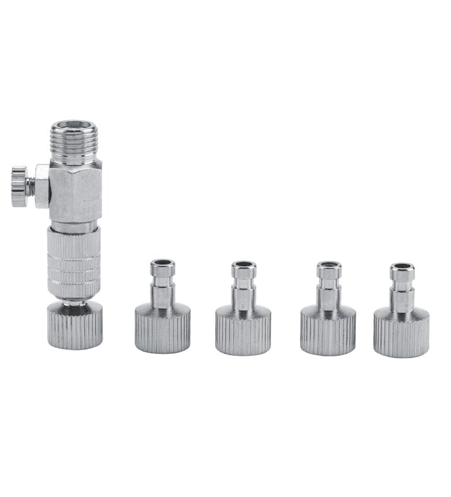 Yolispa Disconnect Adapter Airbrush Horse Quick Connecter Set 1/8'' Fittings Part with 4 Fittings2 Disconnect Adapter Brush Fitting Airbrush Horse Brush Fitting Set Brush Fitting Disconnect Adapt - Buy Online on SooperMarket.com