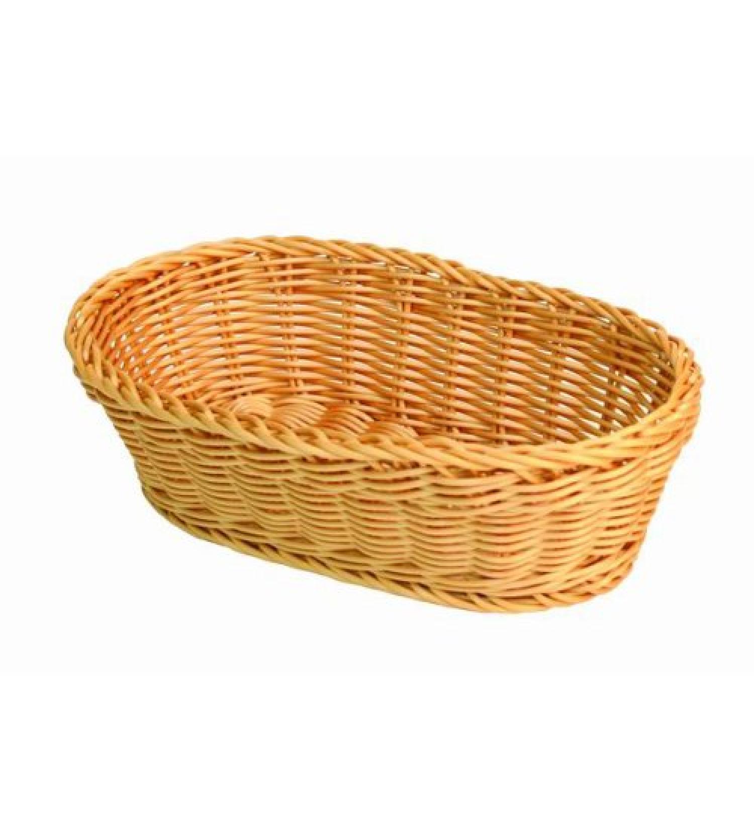 11 Oval Bread & Roll Basket  Woven Polypropylene Basket Professional Quality