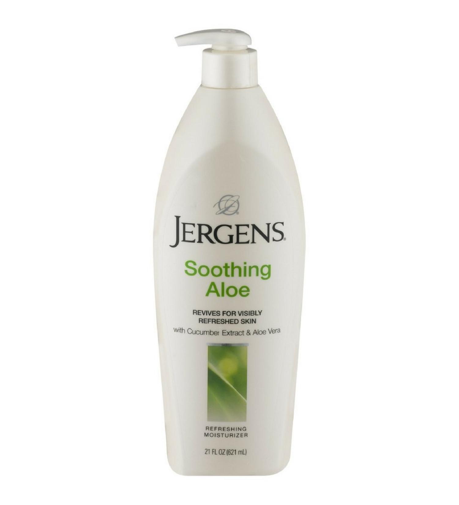 Jergens Soothing Aloe Refreshing Moisturizer 21 oz (Pack of 5)