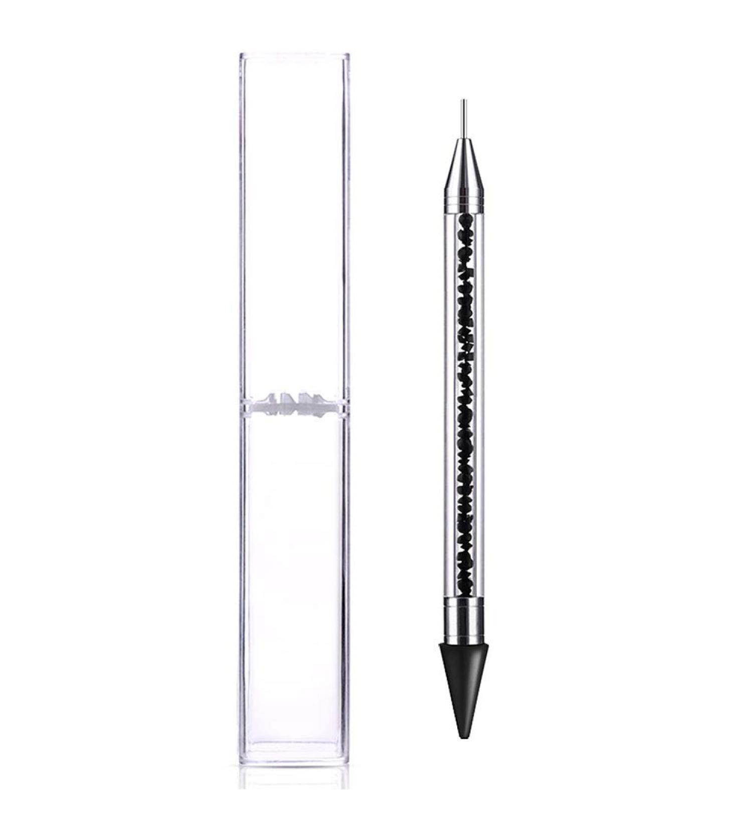 Onwon Dual-Ended Nail Rhinestone Picker Pen with Acrylic Handle - Black | Manicure Nail Art Tool - Buy Online on SooperMarket.com