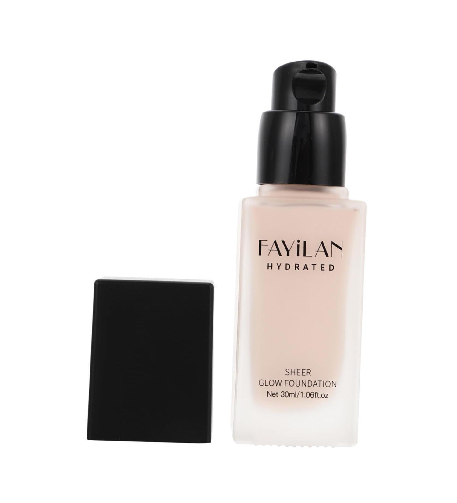 Gogogmee Liquid Foundation Concealer Liquid Makeup Foundation Fluid Waterproof Foundation Black Glass - Buy Online on SooperMarket.com