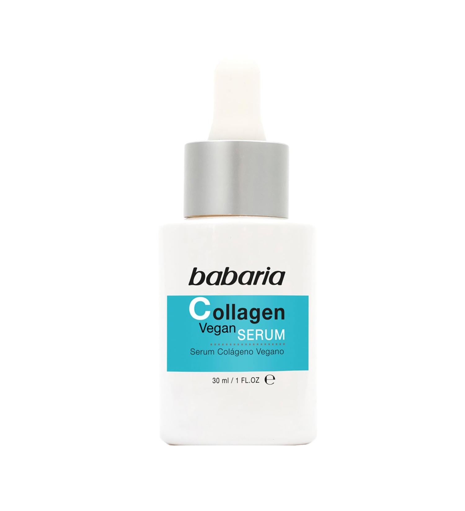 Babaria Collagen Vegan Serum - Anti-Aging Face Serum for Elasticity & Firmness - Natural Wild Plant Skin Care - 1 oz - Buy Online on SooperMarket.com