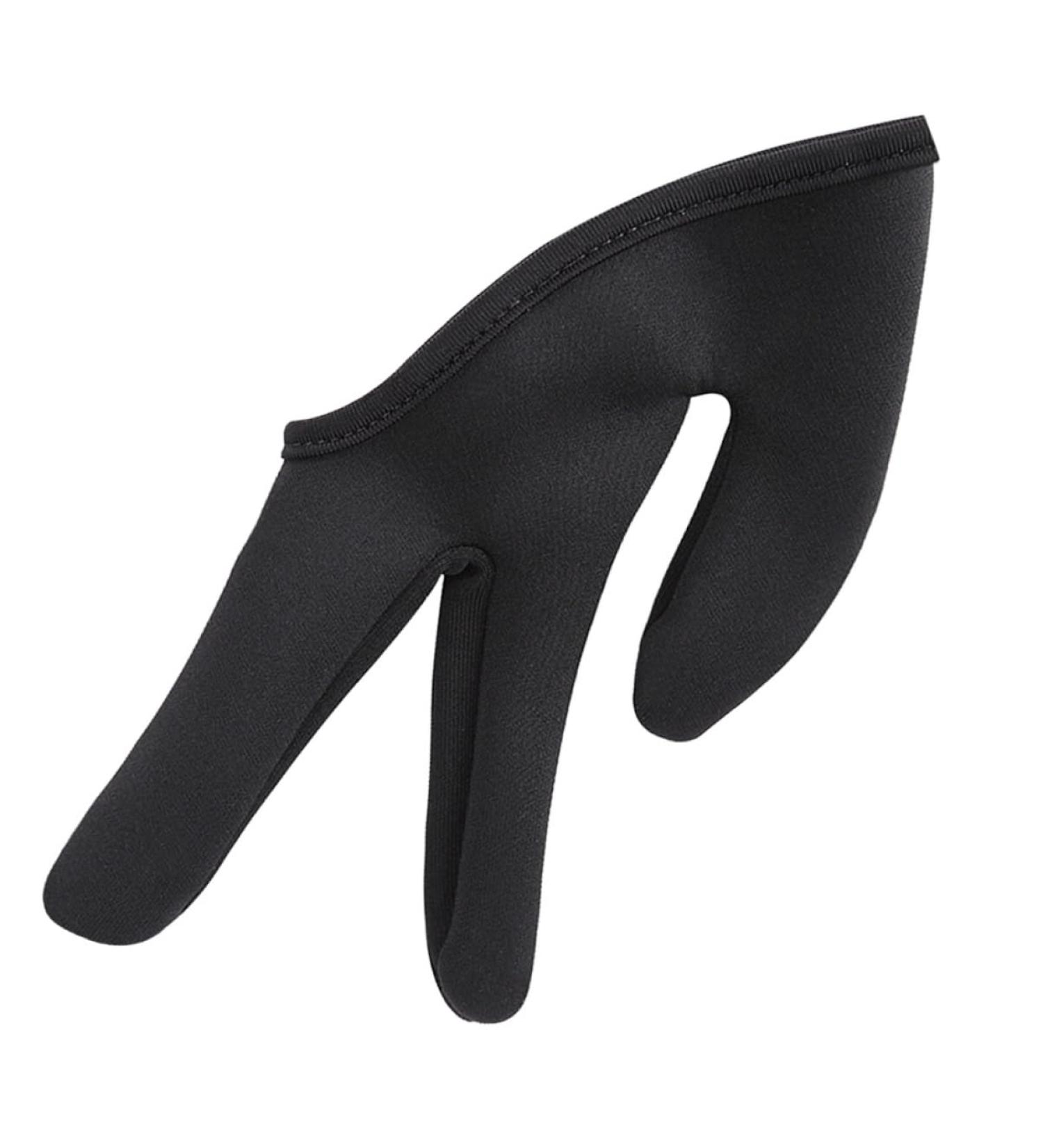 minkissy 1pc Hairdressing Three Finger Cover Hairdressing Finger Glove Hair Straightener Glove Tool Curling Wand Billiard Straightener Gloves Hair Dye Gloves Hairdressing Finger Cover Hand Black 11x10cm - Buy Online on SooperMarket.com