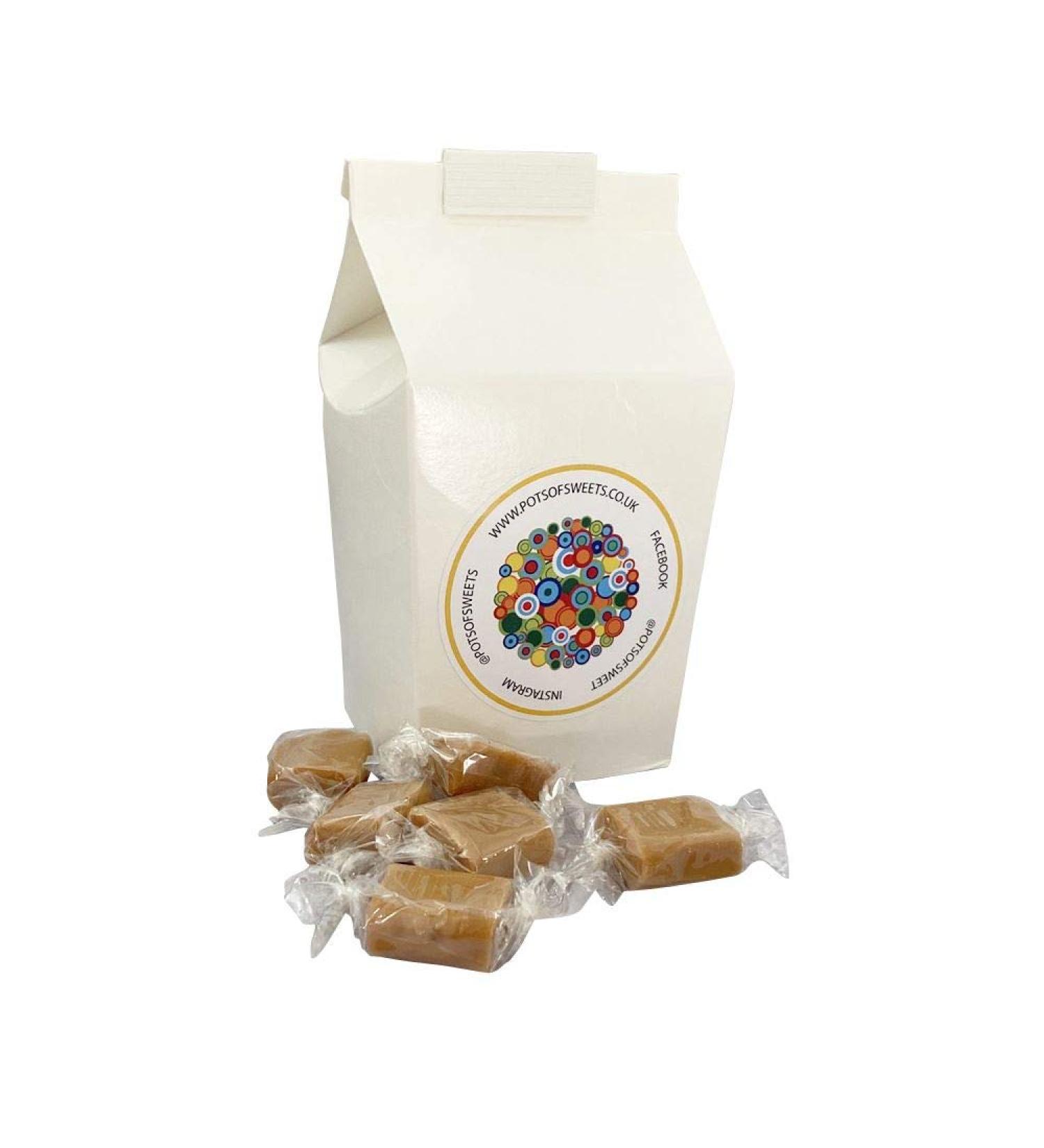 Personalized Customise with Your Own Message or Image 250g Carton of Bristows Clotted Cream Fudge - Buy Online on SooperMarket.com