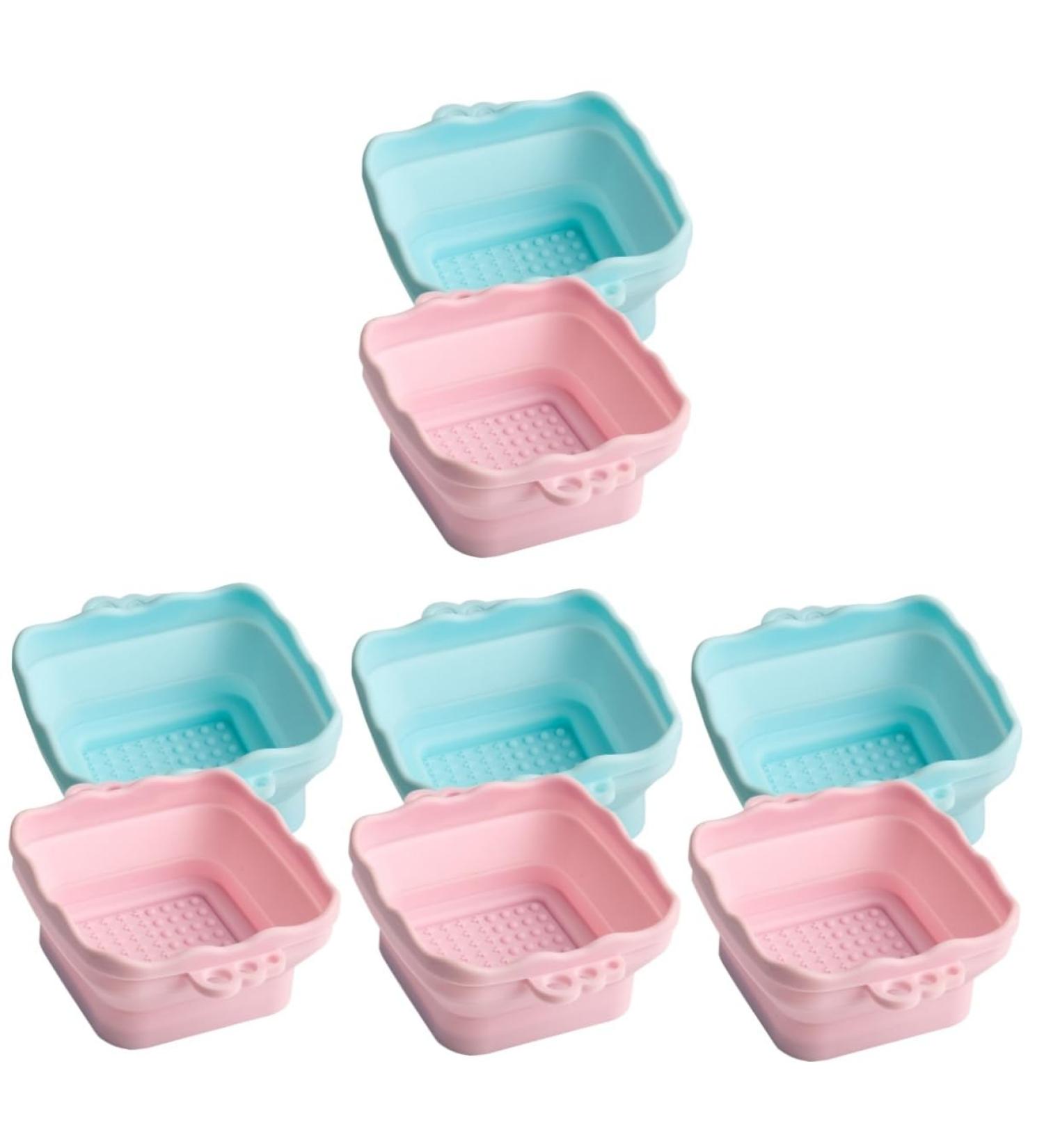Beavorty 8 Pcs Cleanser of Makeup Brush Portable Brush Silicone Brush Cleaner Makeup Silicone Makeup Brush Makeup Brush Scrubber Ladies Suits Miss Silica Gel Cleaning Supplies Foldable - Buy Online on SooperMarket.com