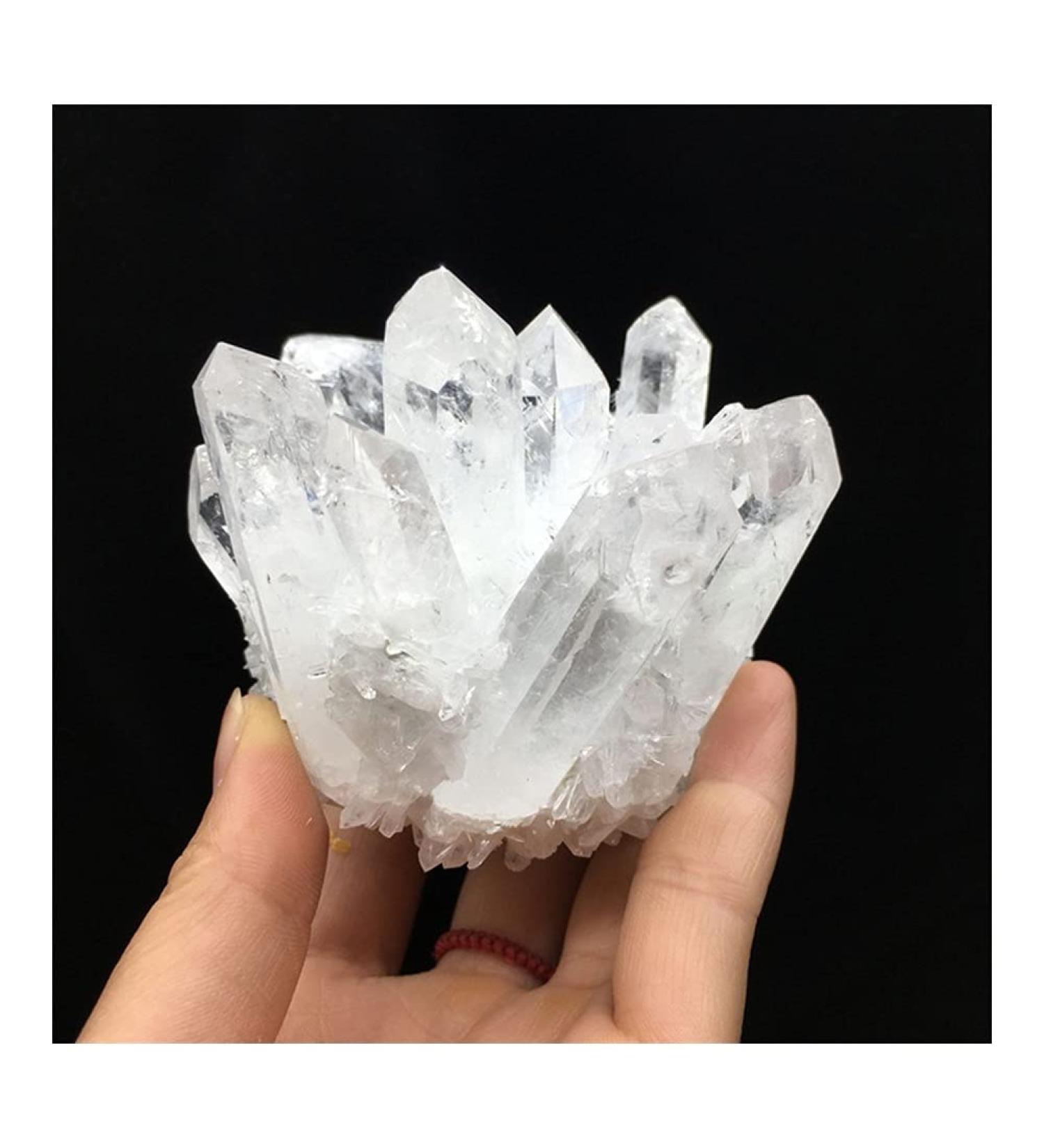 Gift Natural Beautiful White Crystal Cluster Quartz Raw Ore Home Decor Crafts Ornaments Specimens for Healing Crystals (Size : 800-1000g) - Buy Online on SooperMarket.com