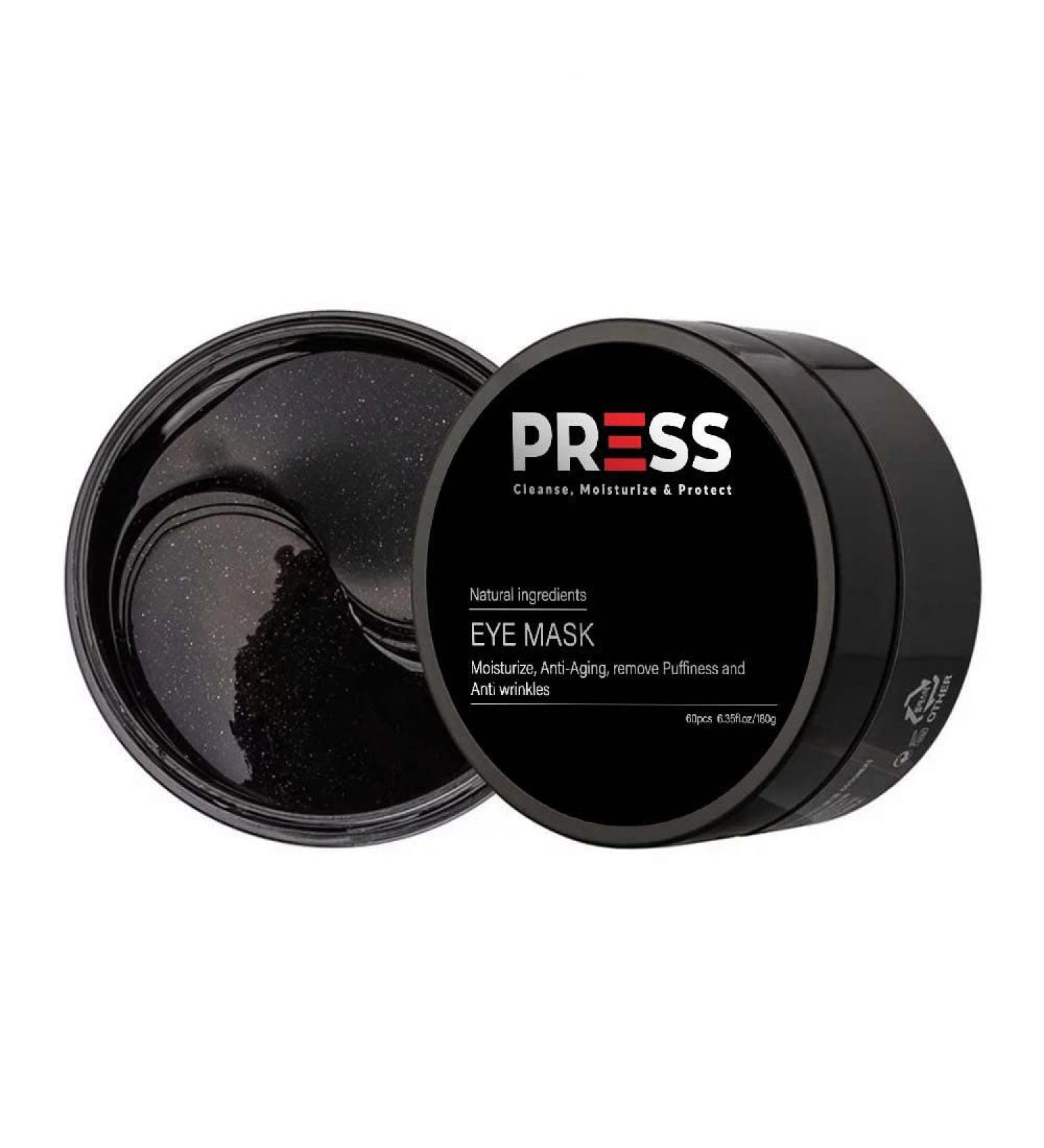 PRESS SKINCARE Under Eye Mask Patches - 30 Pairs for Dark Circles Puffiness & Wrinkles with Collagen Hyaluronic Acid & Black Pearl - Buy Online on SooperMarket.com