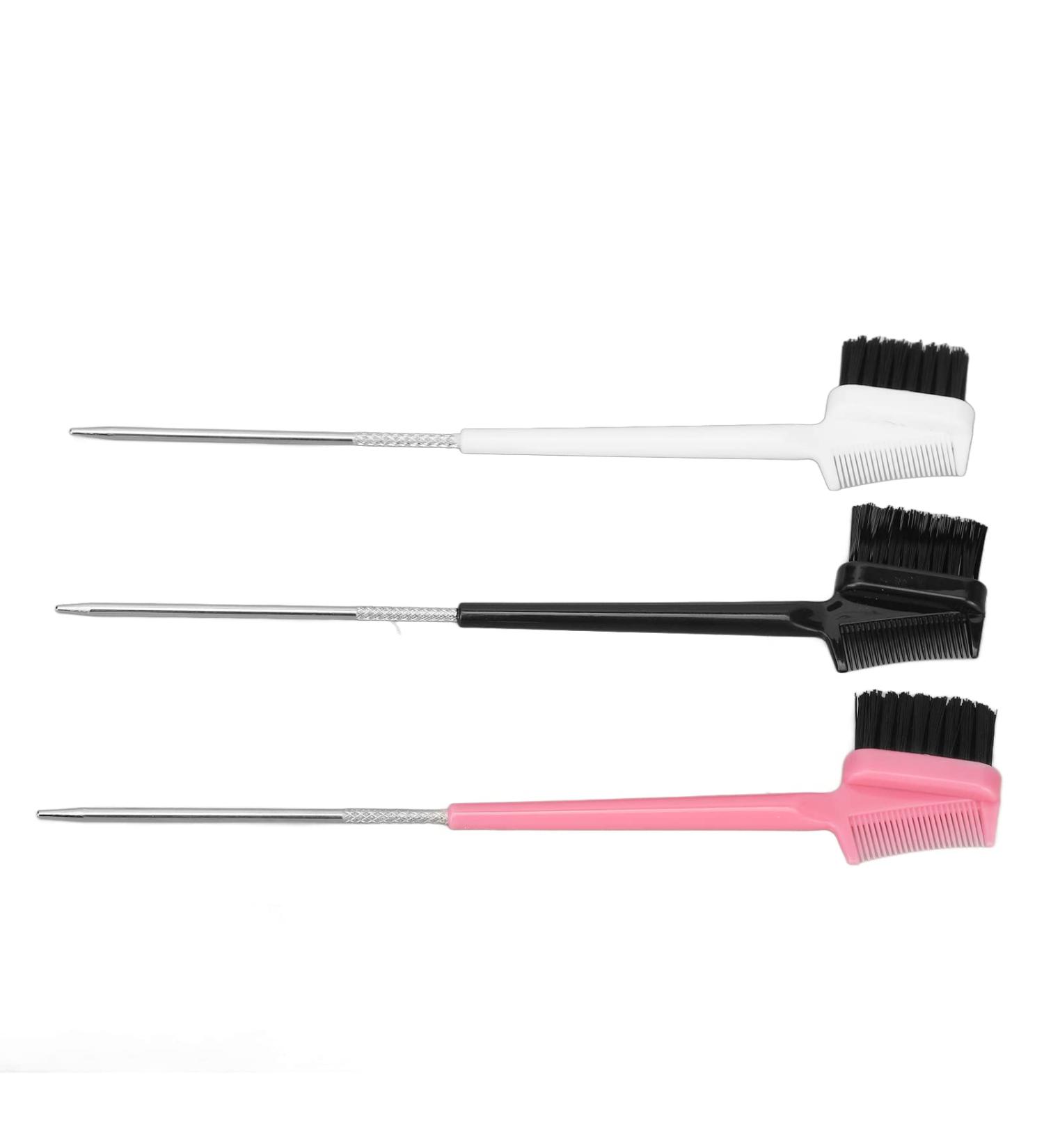 3pcs Eyebrow Brush Comb Set - Multifunctional Double Sided Eyelash & Eyebrow Grooming Tool for Lash Separation & Clump Removal - Buy Online on SooperMarket.com