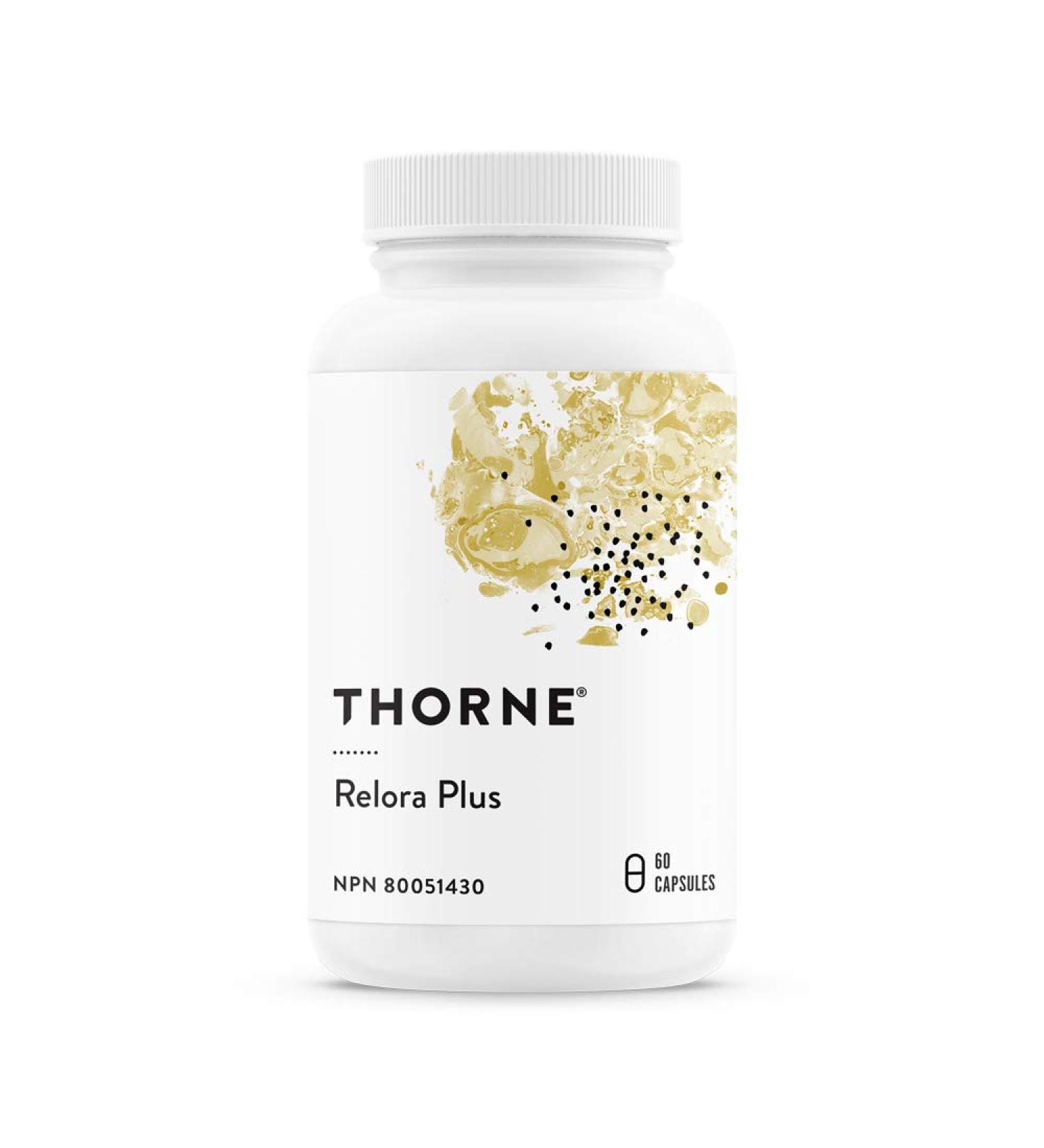 Thorne Research - Relora Plus - Proprietary Blend of Plant Extracts with B Vitamins - Helps Reduce Stress-Related Eating - 60 Capsules - Buy Online on SooperMarket.com