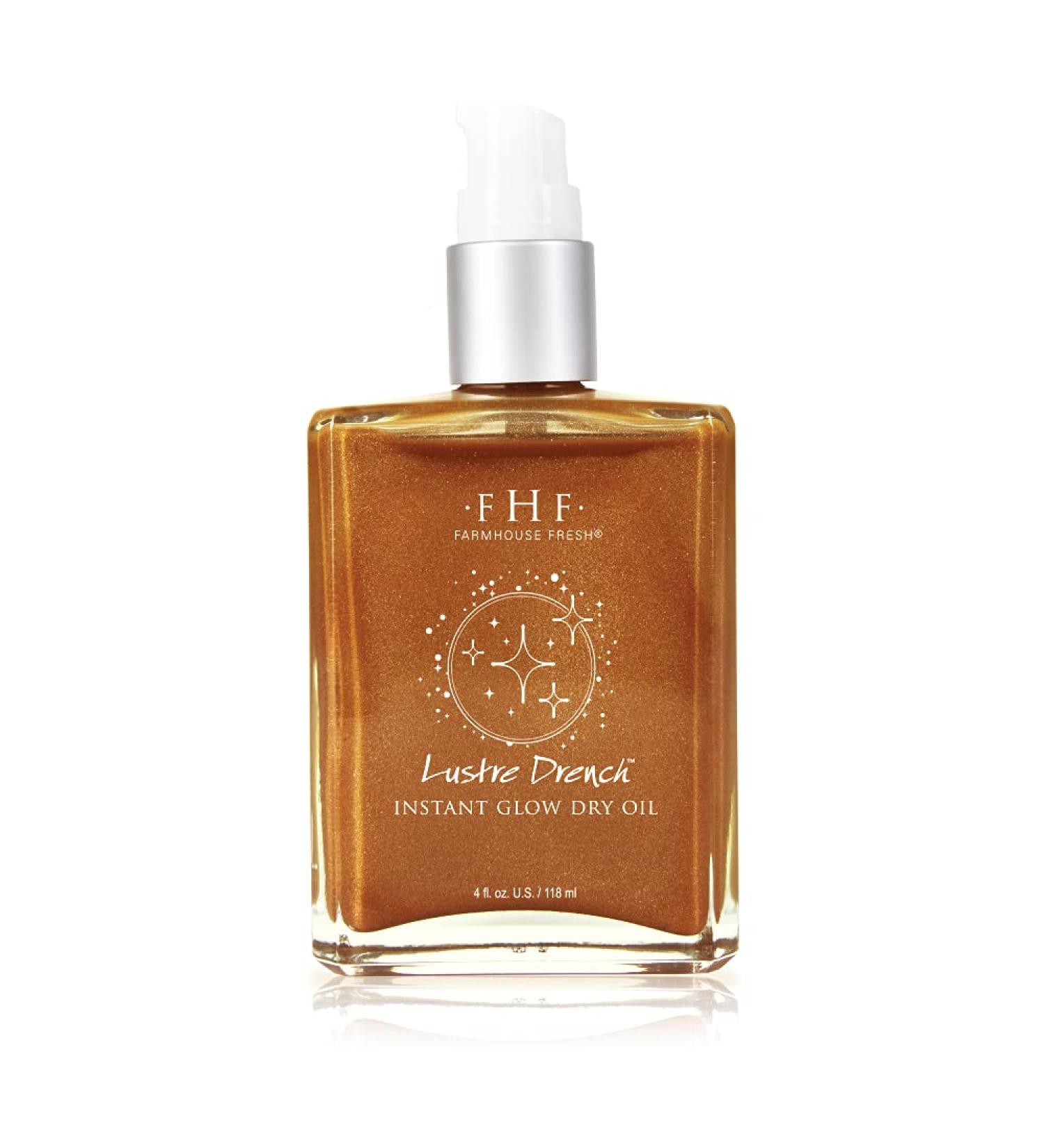 FarmHouse Fresh Lustre Drench Dry Oil - Instant Glow Formula - 4 fl. oz - Buy Online on SooperMarket.com