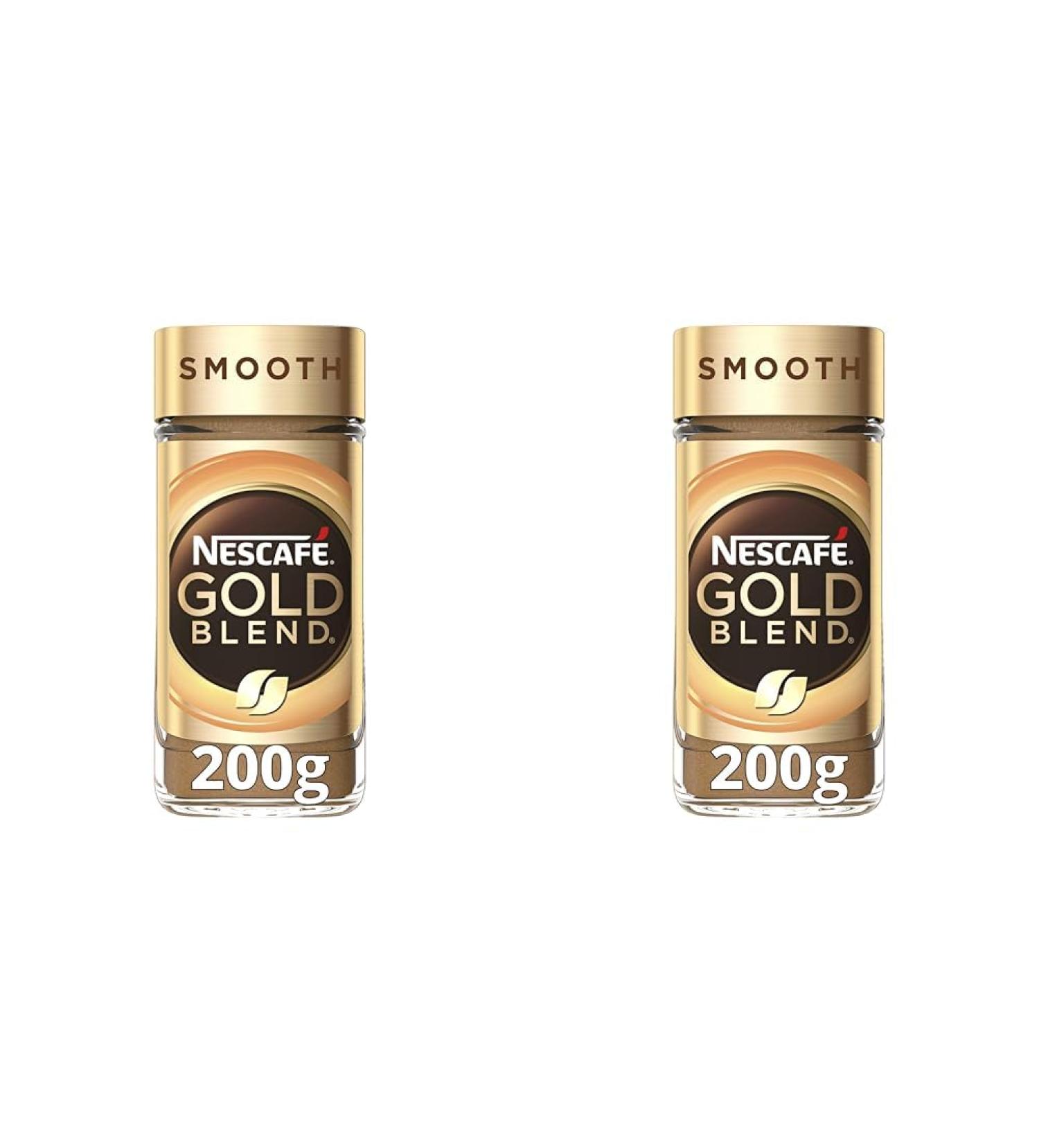 Nescaf Gold Blend Smooth Instant Coffee 200g (Pack of 2) - Buy Online on SooperMarket.com