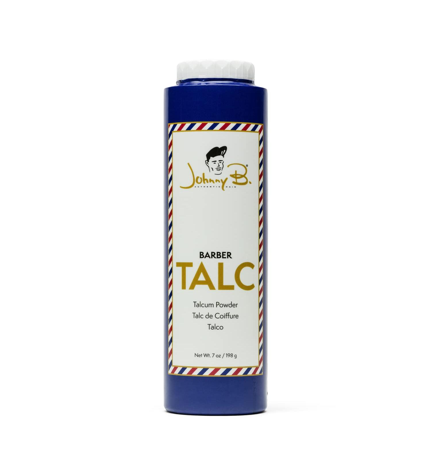 Johnny B Professional Barber Talc Talcum Powder 7 oz. - Premium Grooming Essential - Buy Online on SooperMarket.com