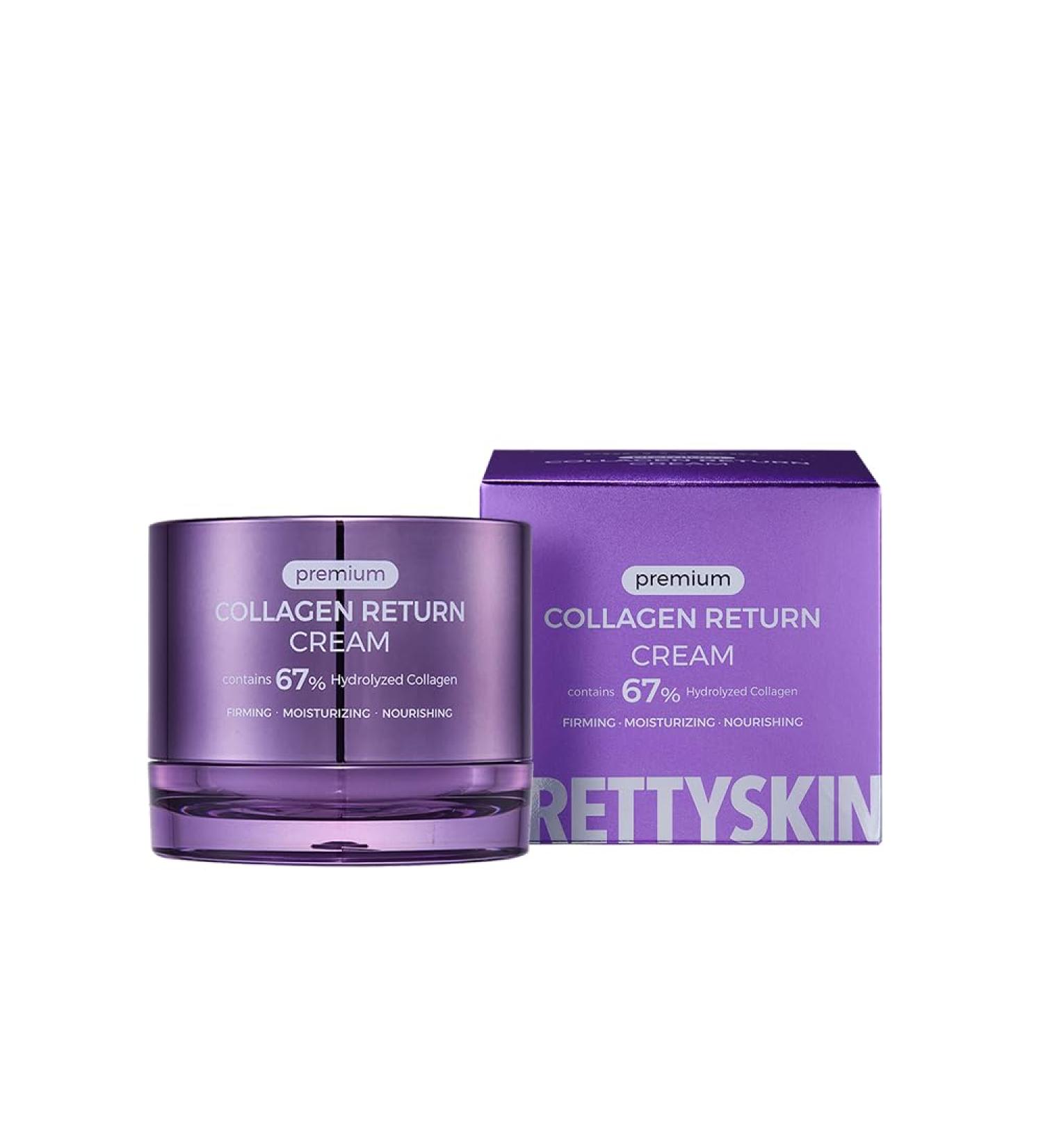 Buy PS.PRETTYSKIN Premium Collagen Return Cream - Anti-Aging Firming & Hydrating Korean Skin Care for Face (1.69 fl. oz) - Reduce Fine Wrinkles - Buy Online on SooperMarket.com