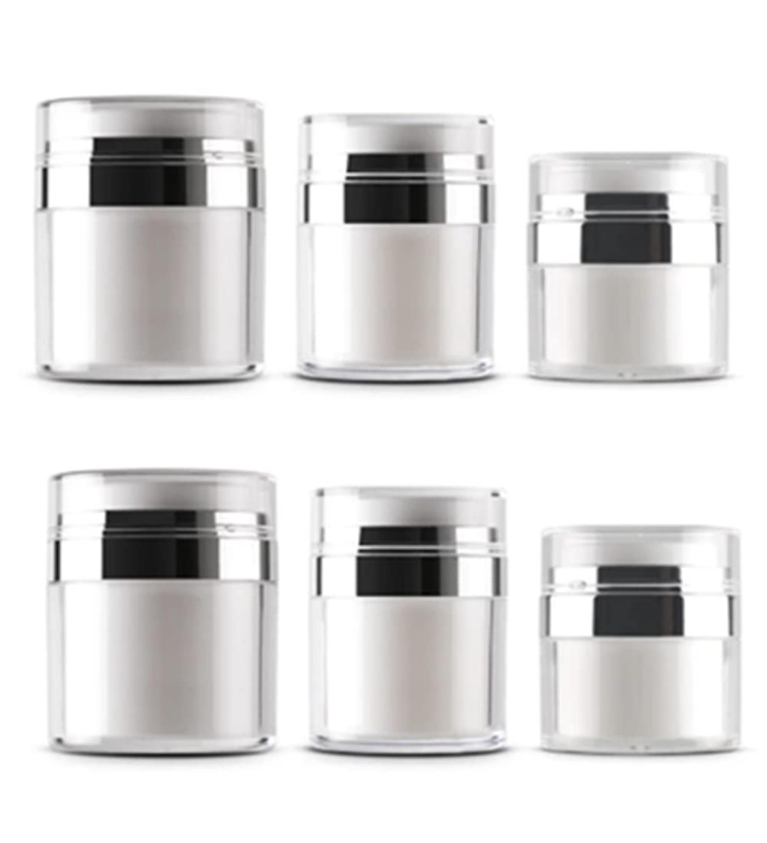 jumbans New Empty Airless Cosmetic Container - the Best Refillable Container for Creams Gels & Lotions - Buy Online on SooperMarket.com