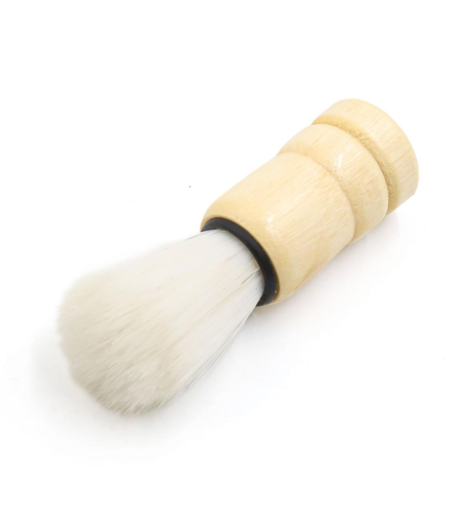 Ruilogod 9.5cm Bristle Handle Hair & Beard Brush - Men's Facial Cleaning Tool for Grooming - Buy Online on SooperMarket.com