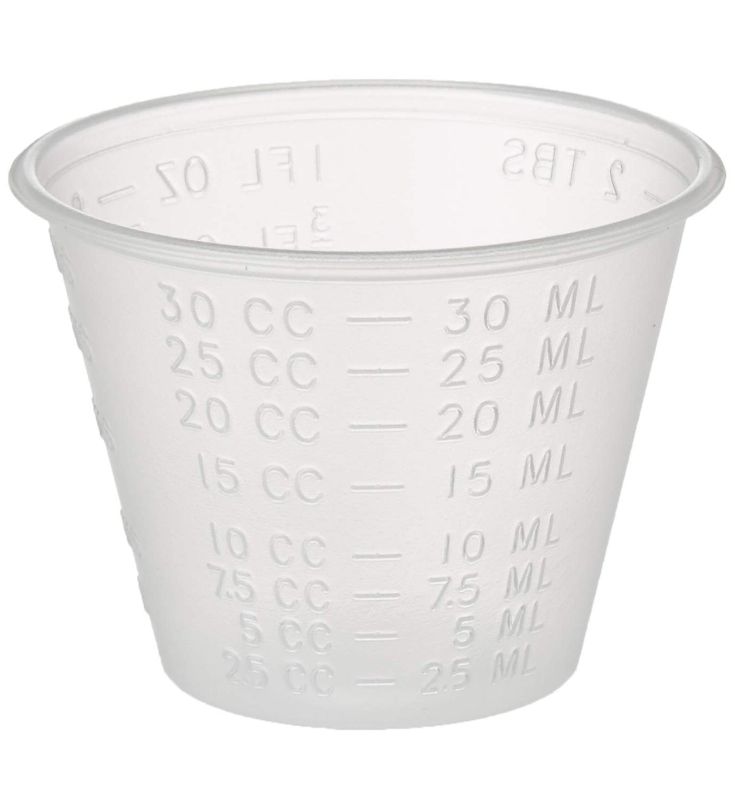 Dynarex 4252-1 Medicine Cup (Polyethylene) - 100 Count - Clear - Buy Online on SooperMarket.com