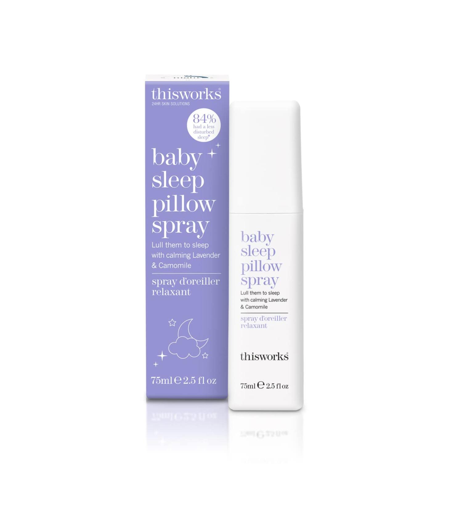 Thisworks Baby Sleep Pillow Spray | Gentle Sleep Aid for Babies 6+ Months | 75ml - 2.5 fl oz - Buy Online on SooperMarket.com