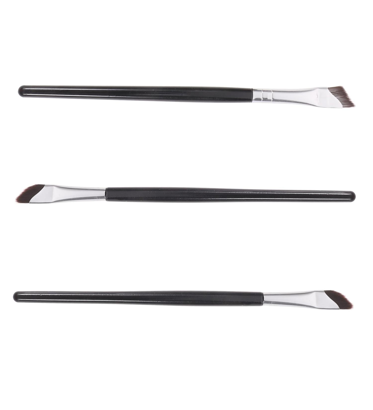 Baluue 3pcs Set Angled Eyeliner Brush Eyeliner Tool Applicator Angled Eyebrow Brush Eyebrow Concealer Nylon - Buy Online on SooperMarket.com