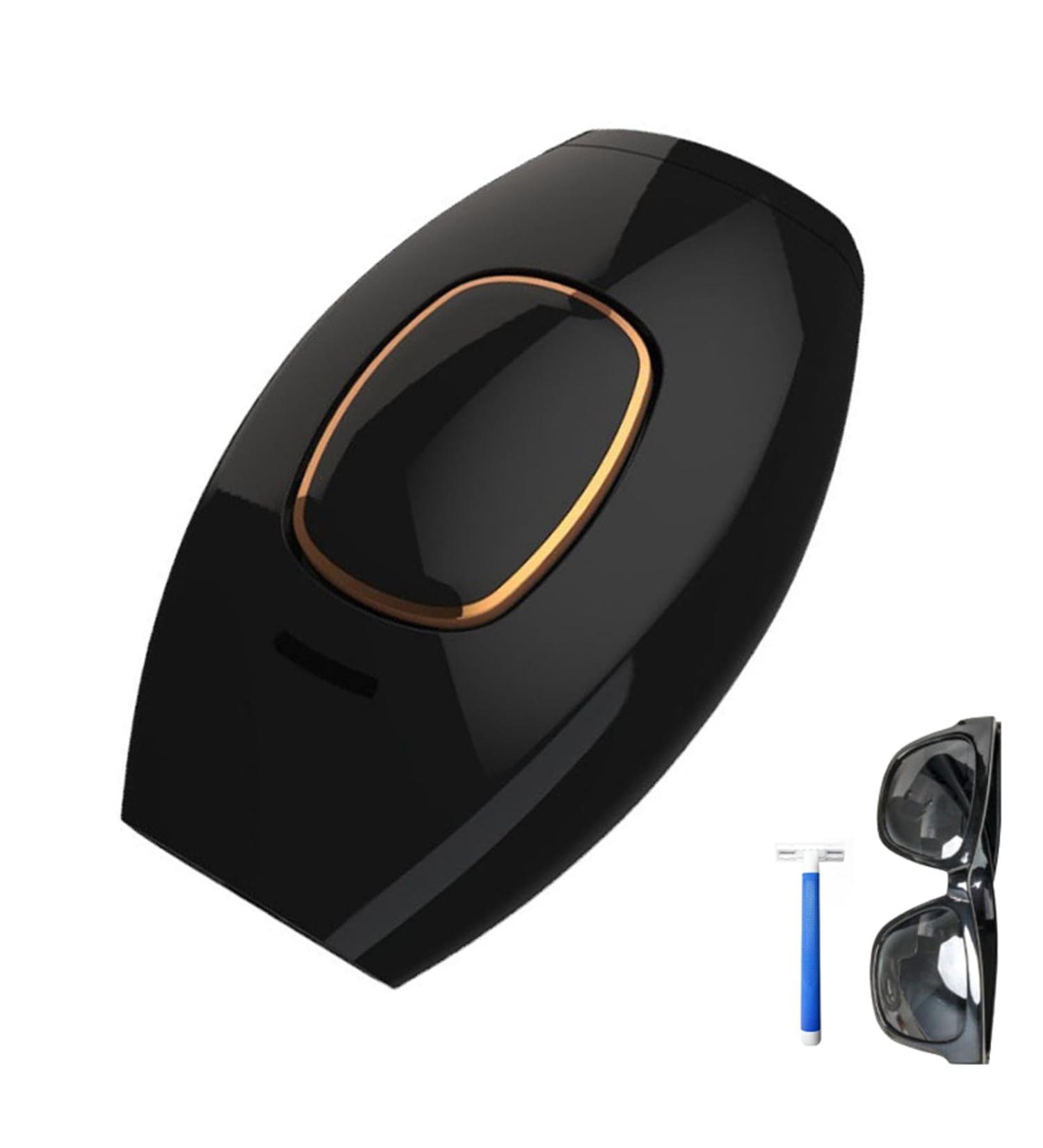 PureGlow Hair Removal IPL Hair Removal Device Permanent Hair Removal Device with 5 Energy Levels Painless Hair Removal for Women and Men Hair Remover for Facial Legs Arms Body (Black) - Buy Online on SooperMarket.com