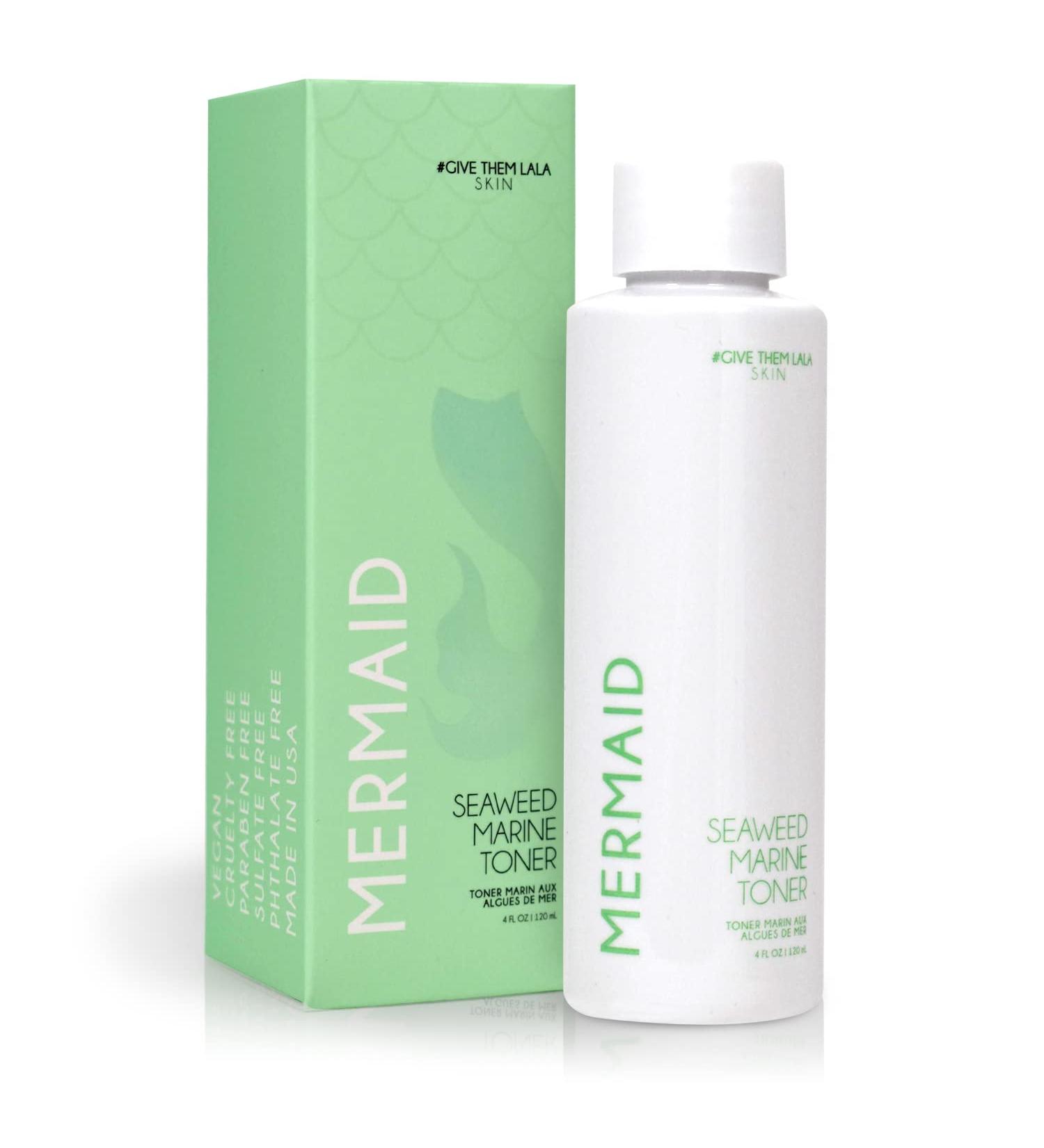 Give Them Lala Mermaid Seaweed Marine Toner - Hydrating & Firming Face Toner with Nourishing Seaweed Extracts - Cruelty-Free, Made in USA - Buy Online on SooperMarket.com