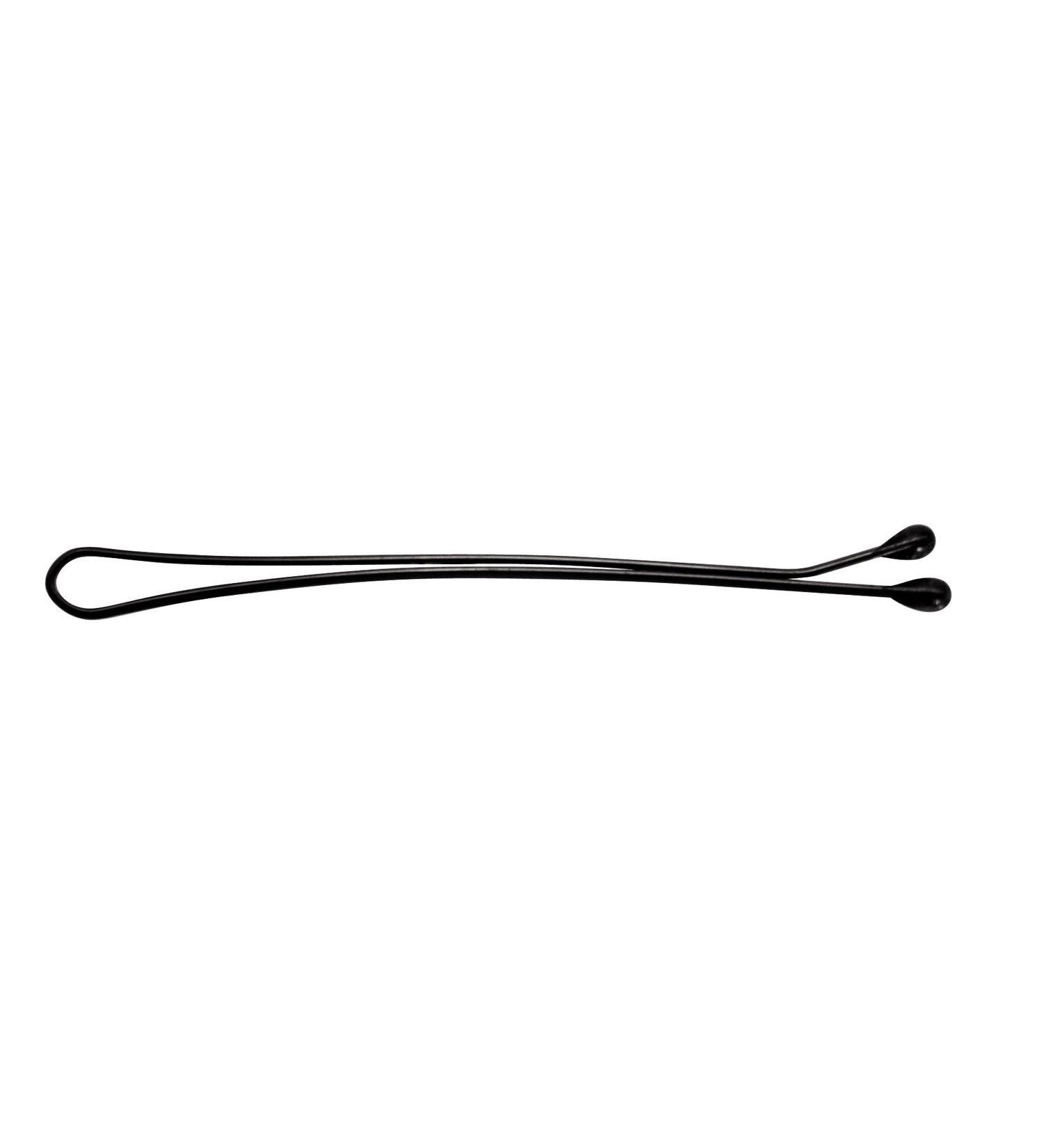 Comair 3150085 Hair Clips"Classic" 24 Card Black 4.8 cm Black 24 count (Pack of 1)