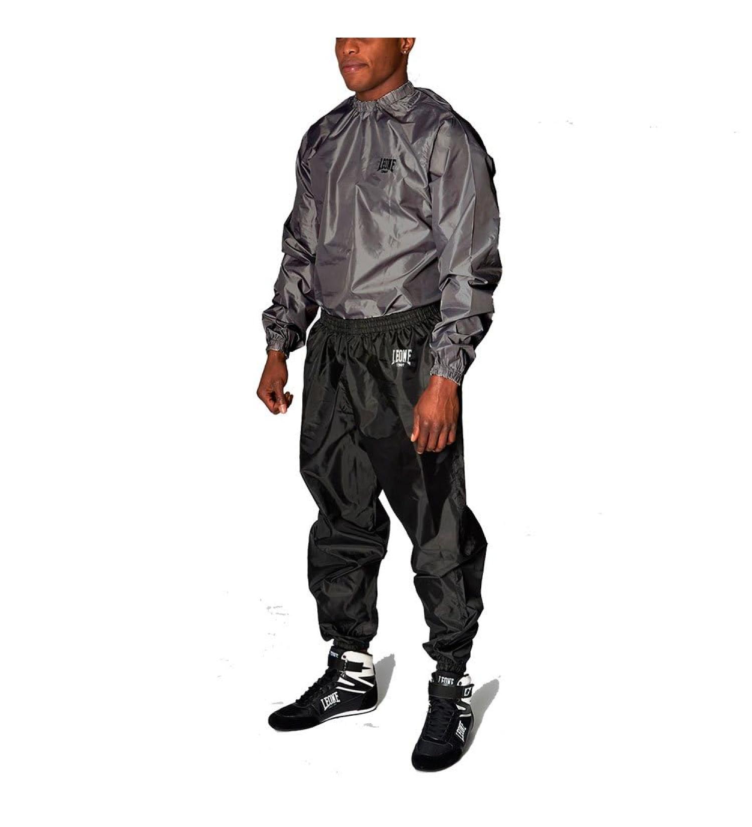Buy LEONE 1947 Black Sauna Tracksuit - Premium Quality International Shipping - Buy Online on SooperMarket.com