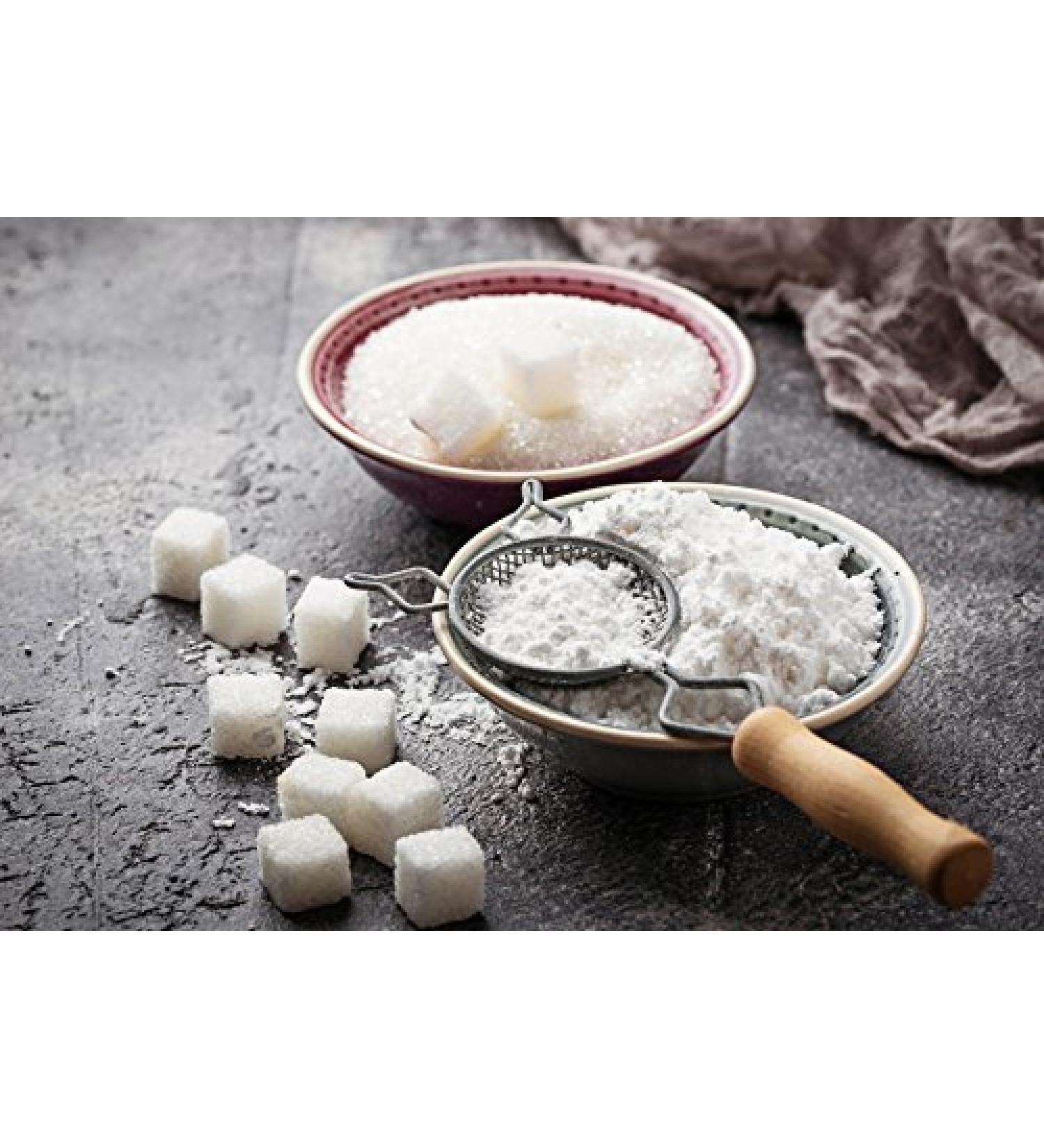 Xylitol Icing Sugar - Xylitol Powder Sugar Substitute 100% Pure Sugar Sweetener VARIOUS SIZES 2 kg