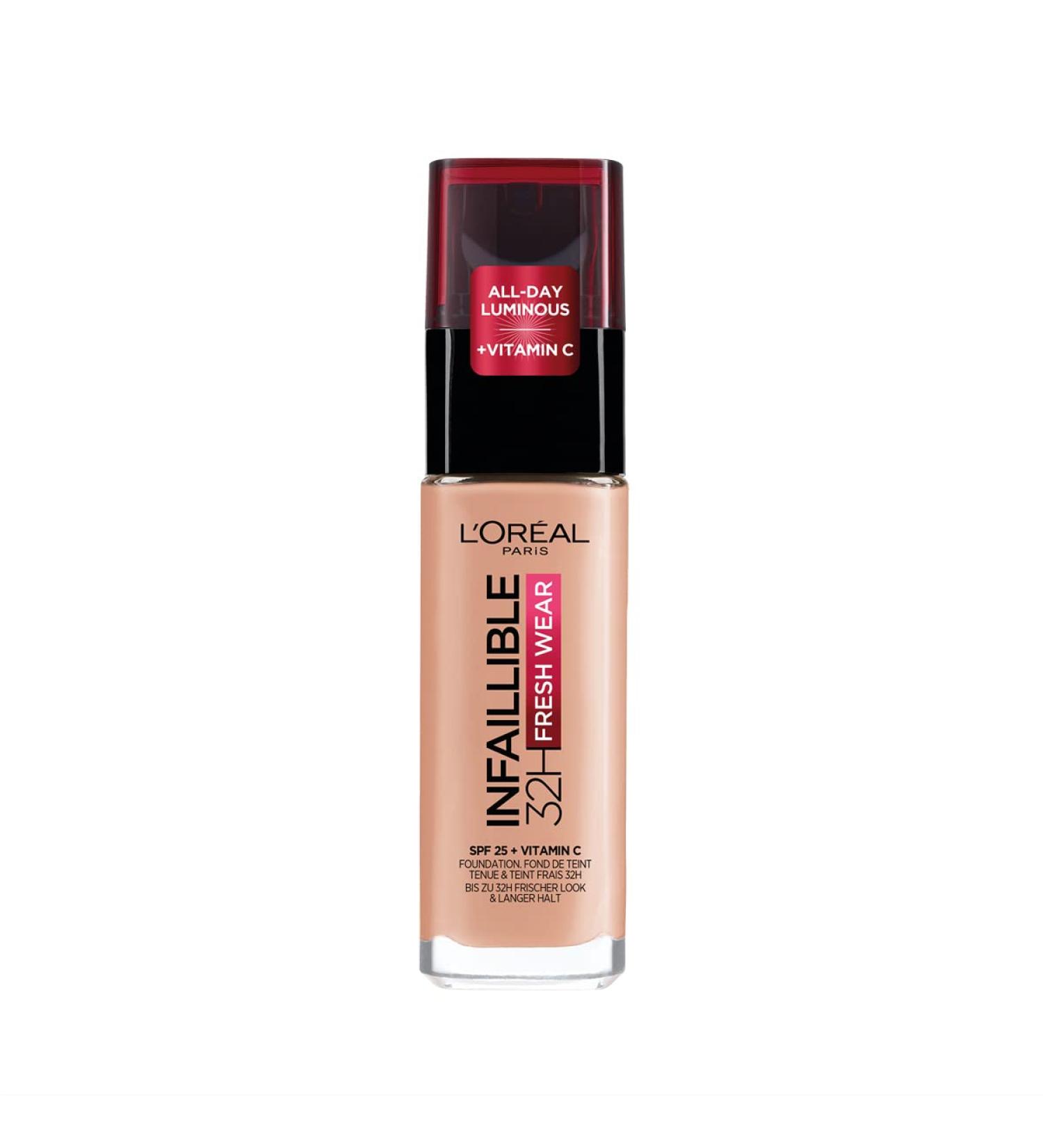 L'Oreal Paris Infaillible 32H Fresh Wear Foundation 30 | Long-Lasting & Flawless Finish - International Shipping Available - Buy Online on SooperMarket.com
