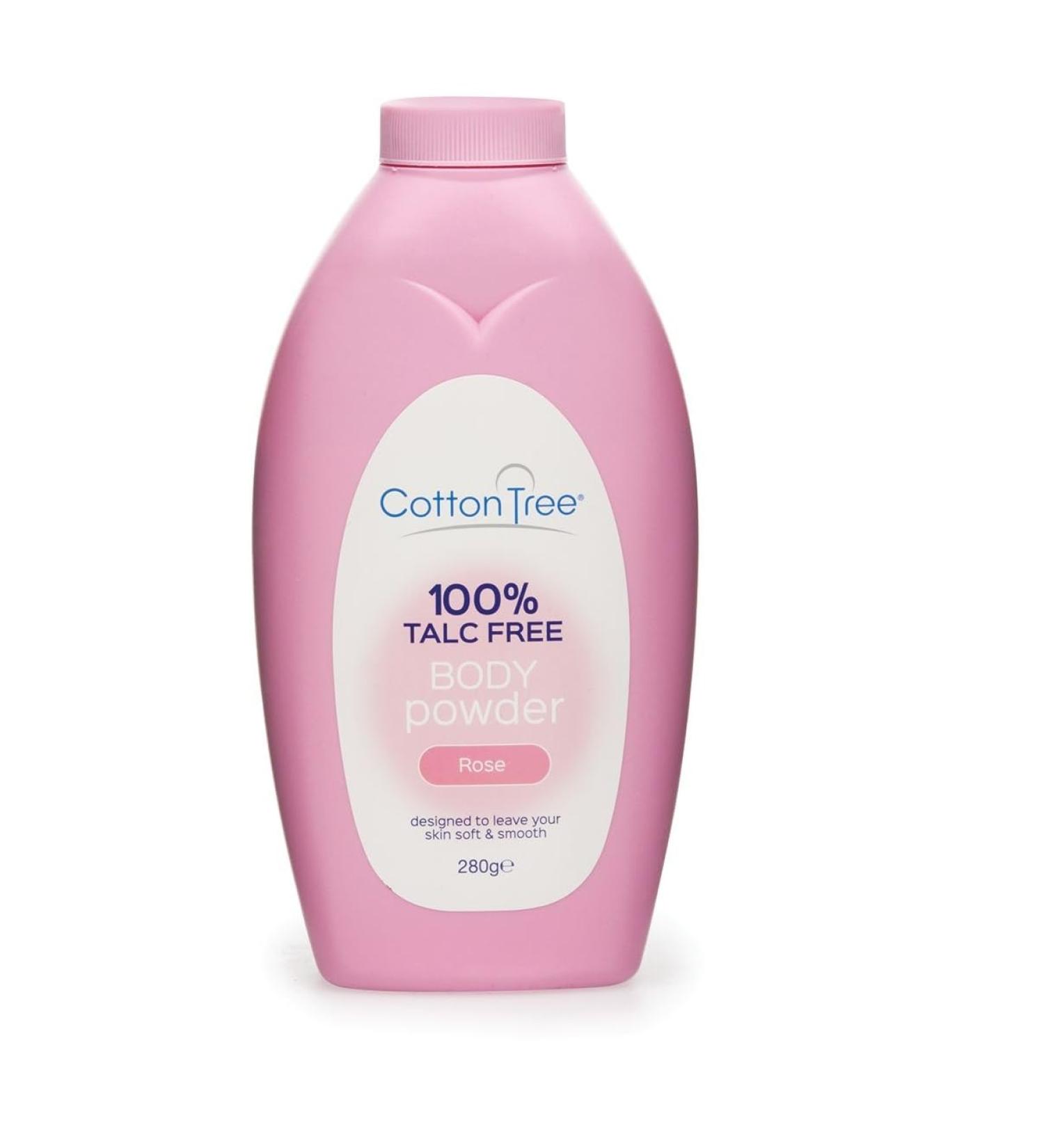 Body Powder 100% Talc Free Leaves Your Skin Soft and Smooth (Rose)
