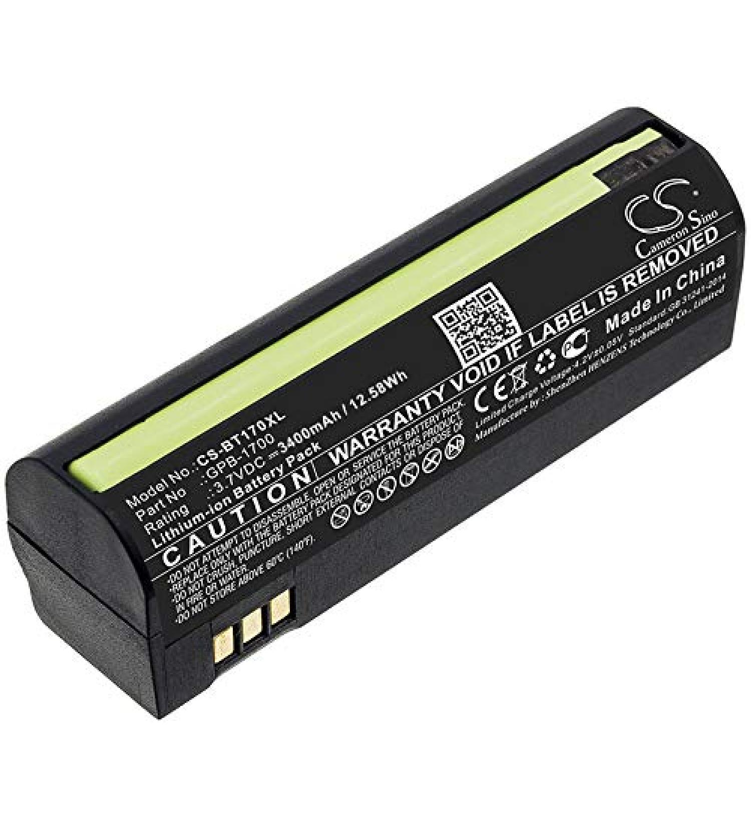 Replacement Battery for Globalstar GSP-1700 GPB-1700 - 3400mAh International Shipping Available - Buy Online on SooperMarket.com