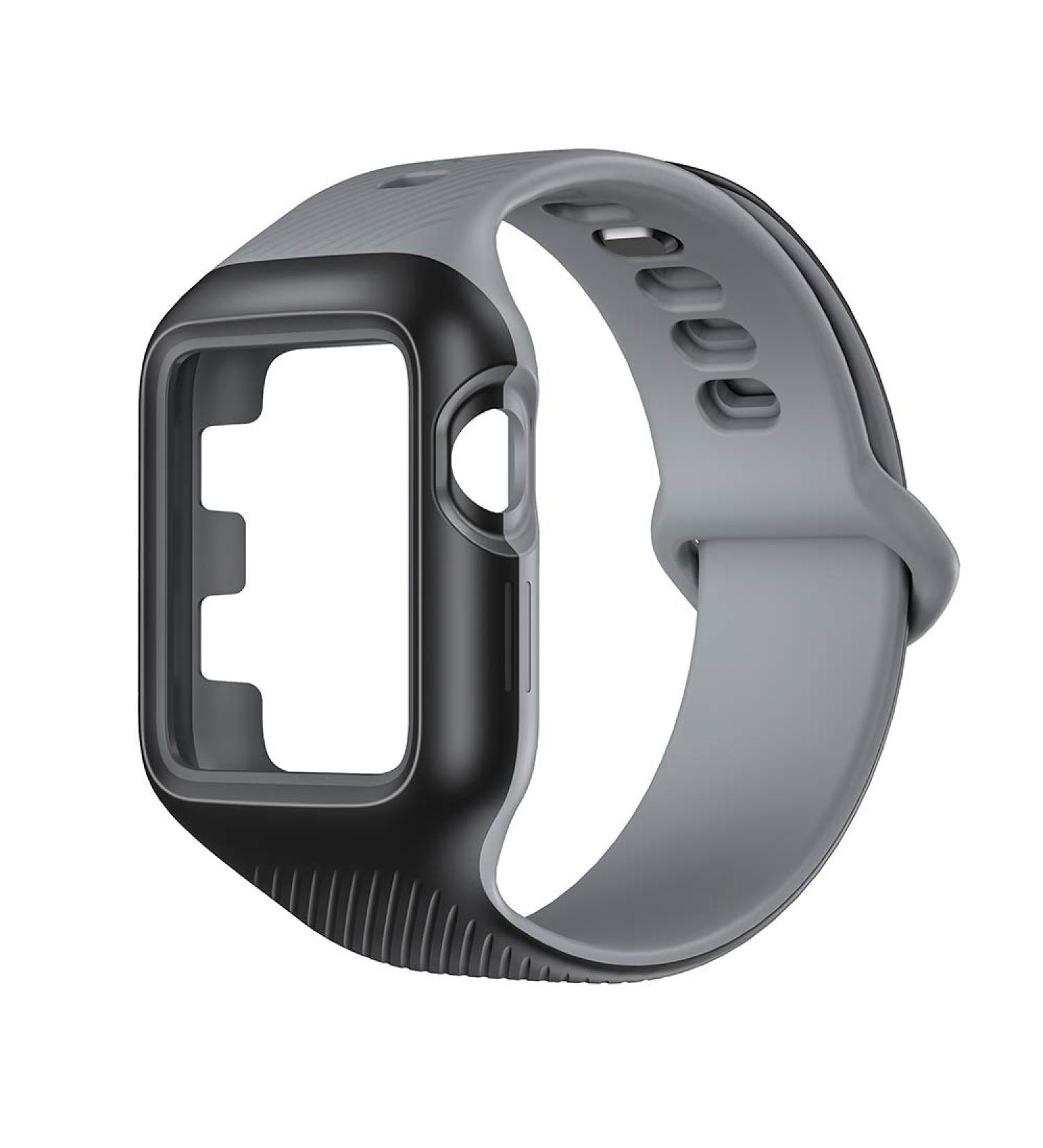i-Blason Band for Apple Watch 3 42mm - Unity Series Hybrid Bumper Band - Black - Buy Online on SooperMarket.com