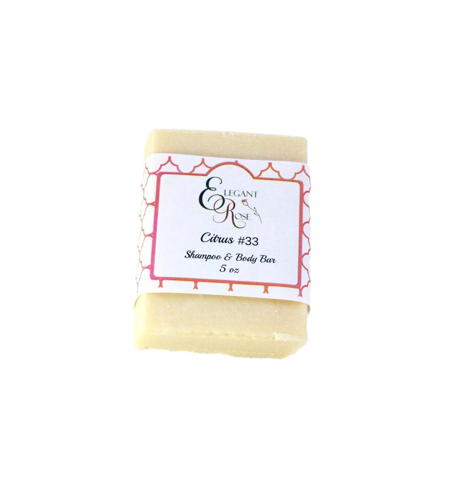 Citrus 33 Coconut Allergy Shampoo & Body Bar Coconut Free Shampoo Coconut Free Shampoo