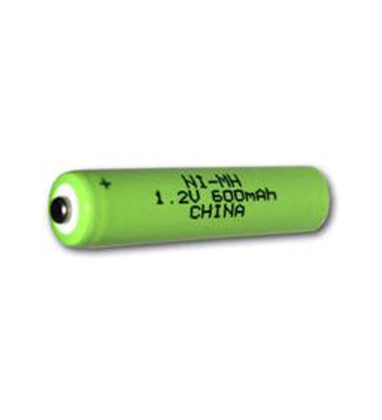 Exell 1.2V 600mAh NiMH AAA Rechargeable Battery Consumer Button Top