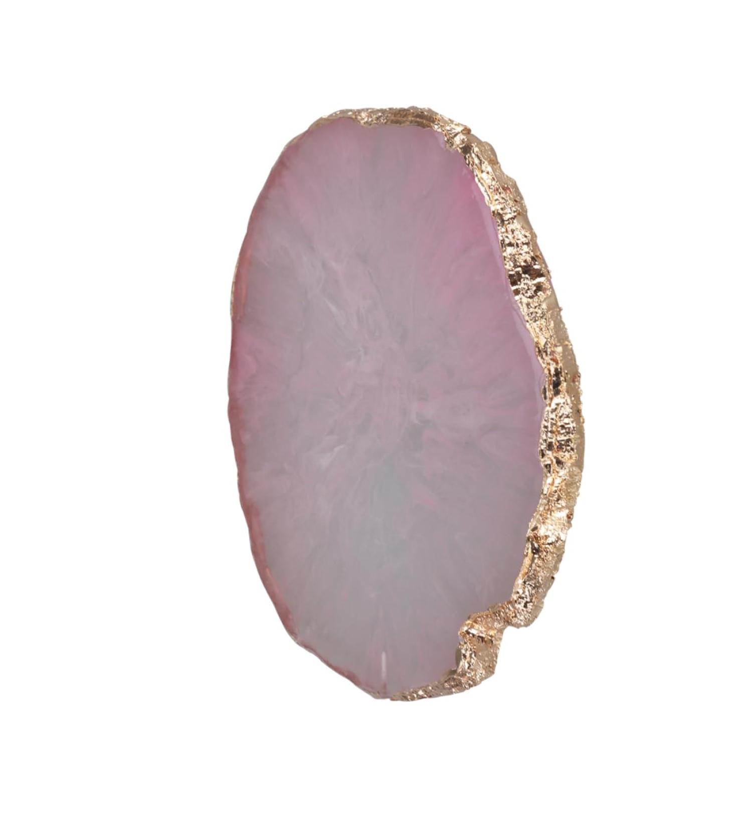 Gogogmee Nail Gel Nail Rest Stand Resin Nail Round Cosmetic Painting Palette Makeup Palette Make up Nail Set Pink Medium - Buy Online on SooperMarket.com