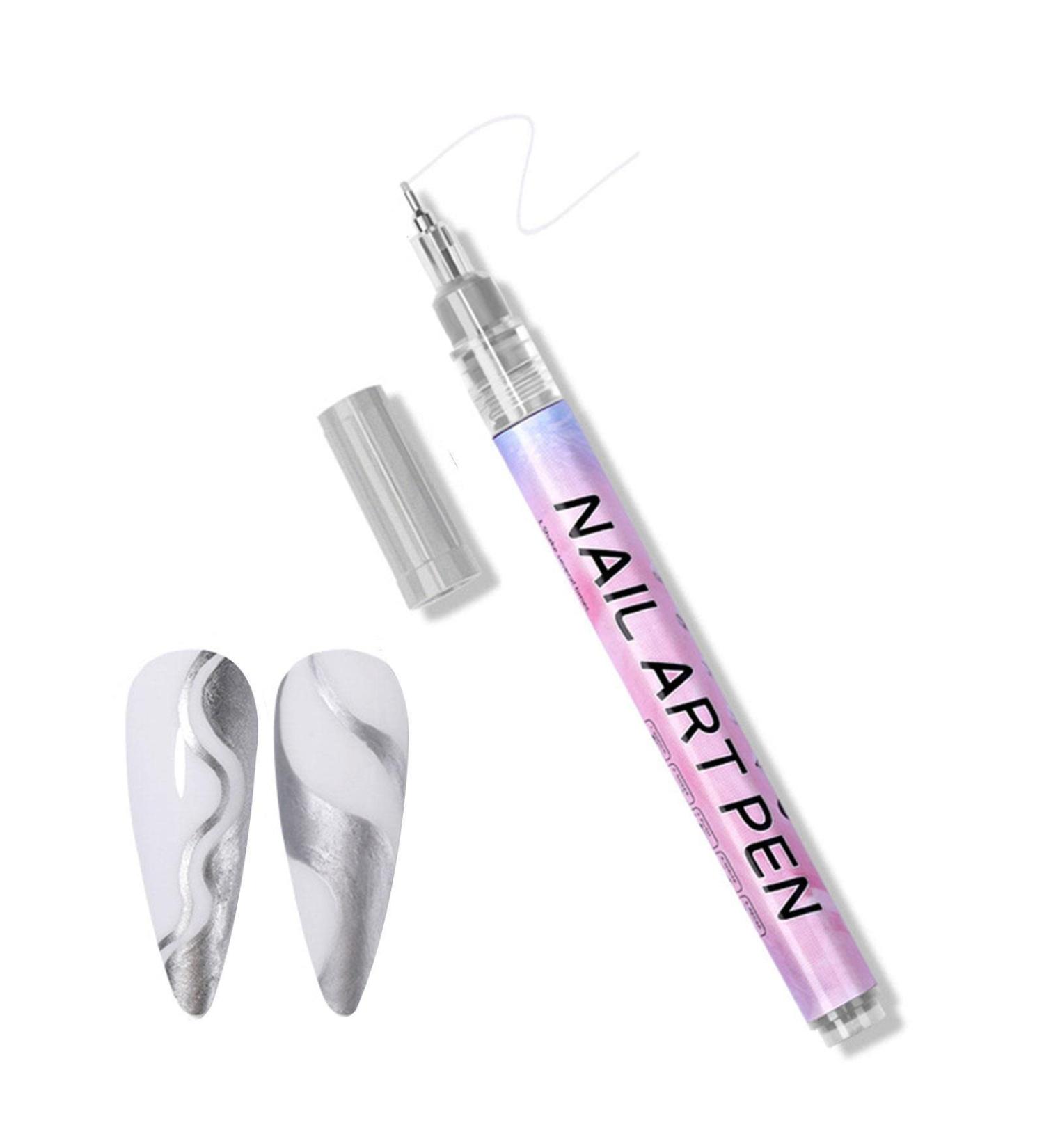 Shop Nail Art Pen & Whitener Pencil - Dotting Tools & Marbleizing Kit for Creative Nail Designs - Buy Online on SooperMarket.com