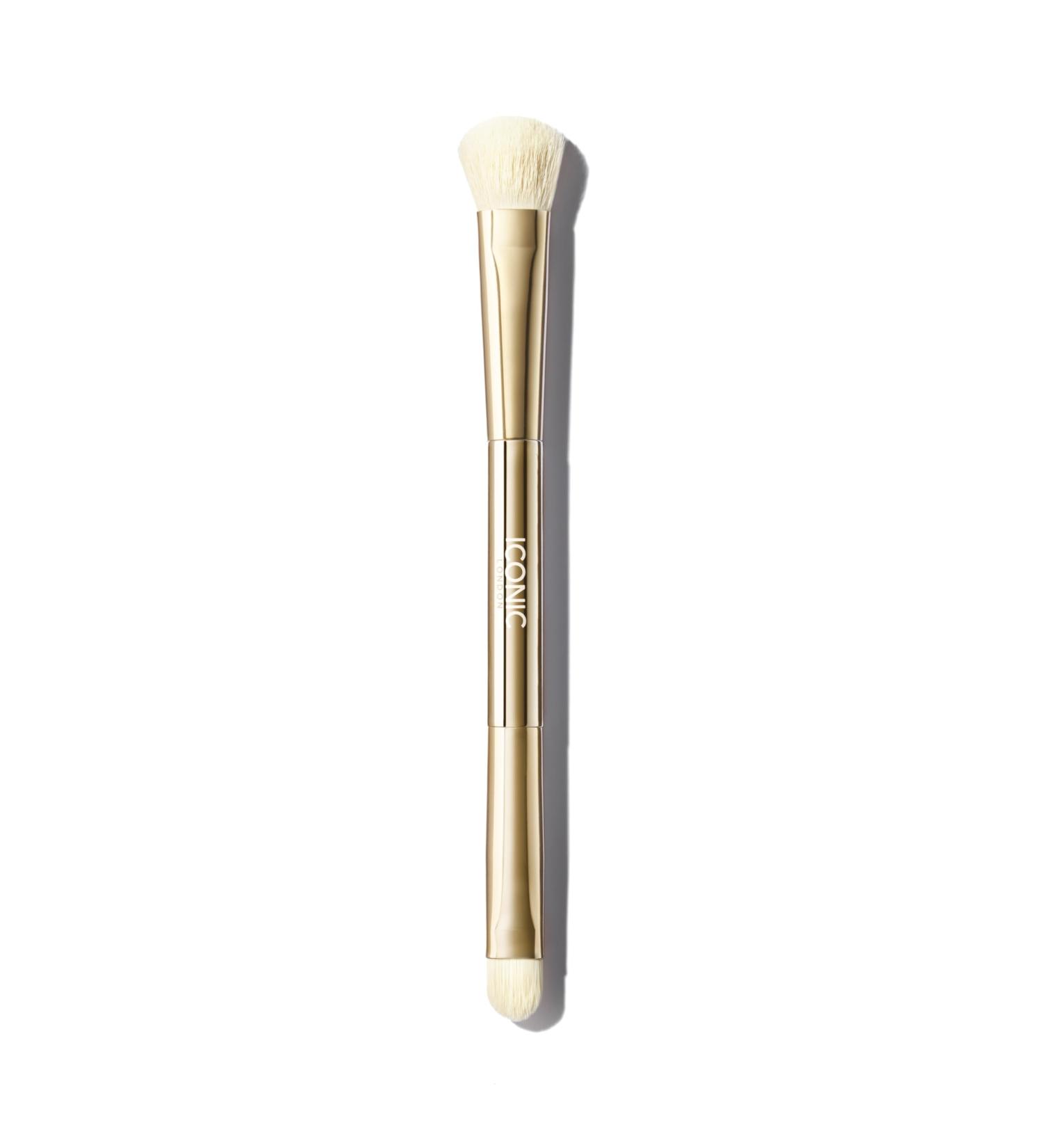 ICONIC LONDON Vegan Concealer Duo Brush - Perfect Makeup Buffing Blending & Finishing Tools - Cruelty-Free - Buy Online on SooperMarket.com