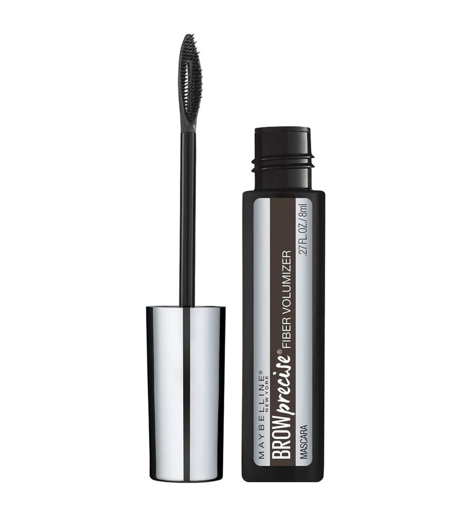 Maybelline Brow Precise Fiber Volumizer Eyebrow Mascara, Deep Brown - 0.27 fl. oz - Buy Online on SooperMarket.com