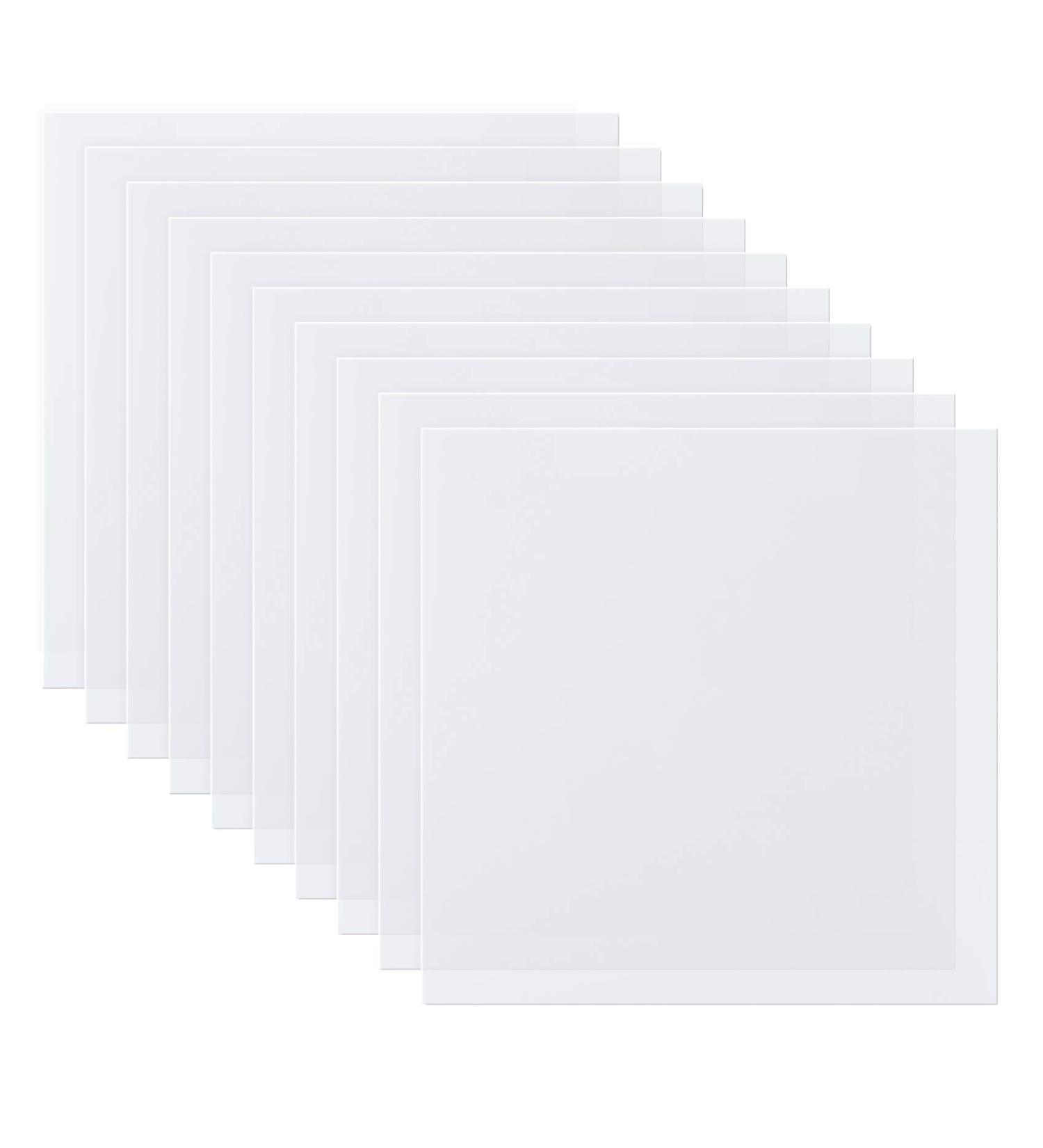 Ilauke 10 Pack 7.5mil Mylar Stencil Sheets - Reusable Blank Clear Template for Cricut - Make Your Own Stencils - 12x12 Inch - Buy Online on SooperMarket.com